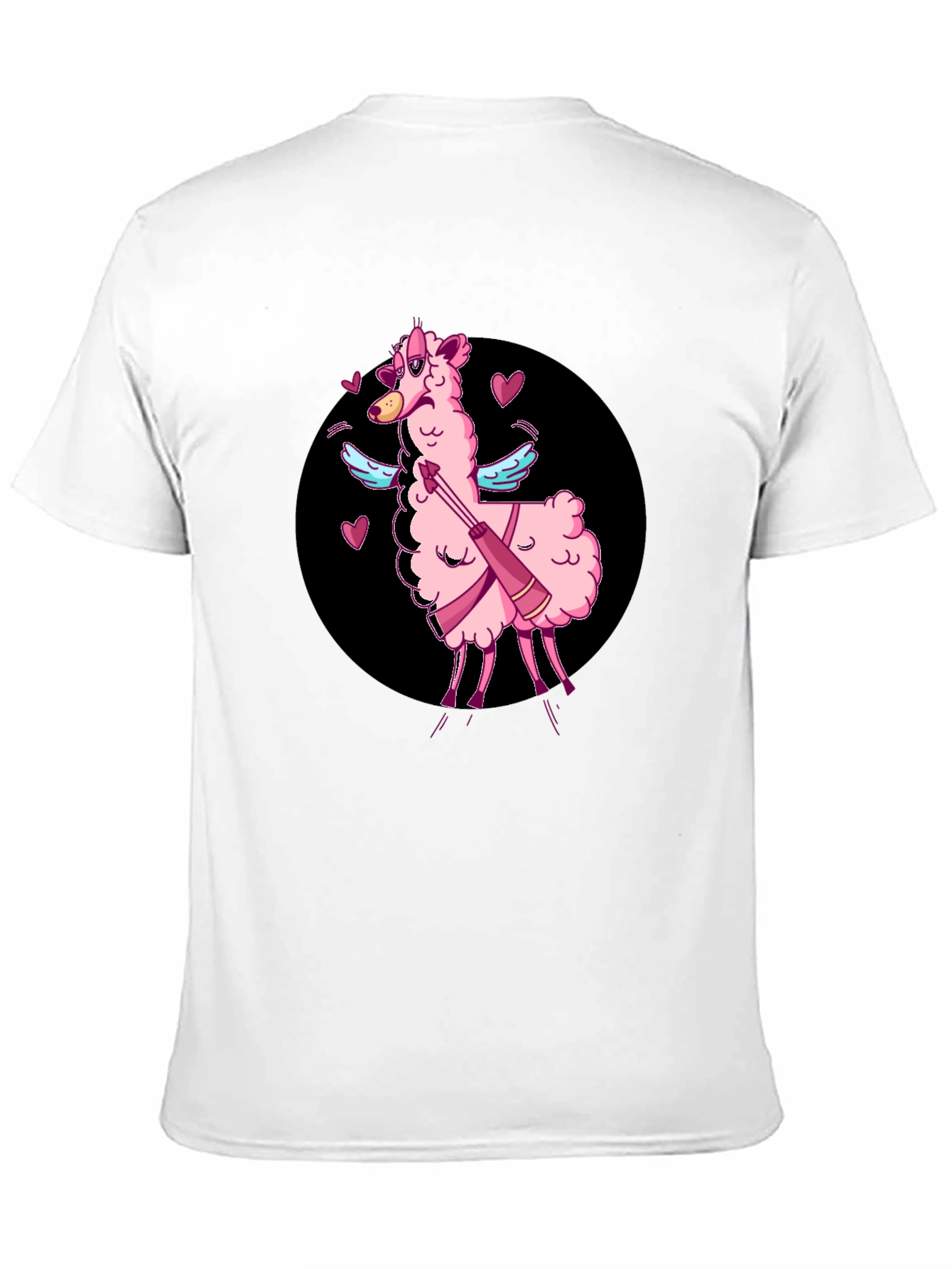 Cupid Llama T-Shirt - Valentines Day