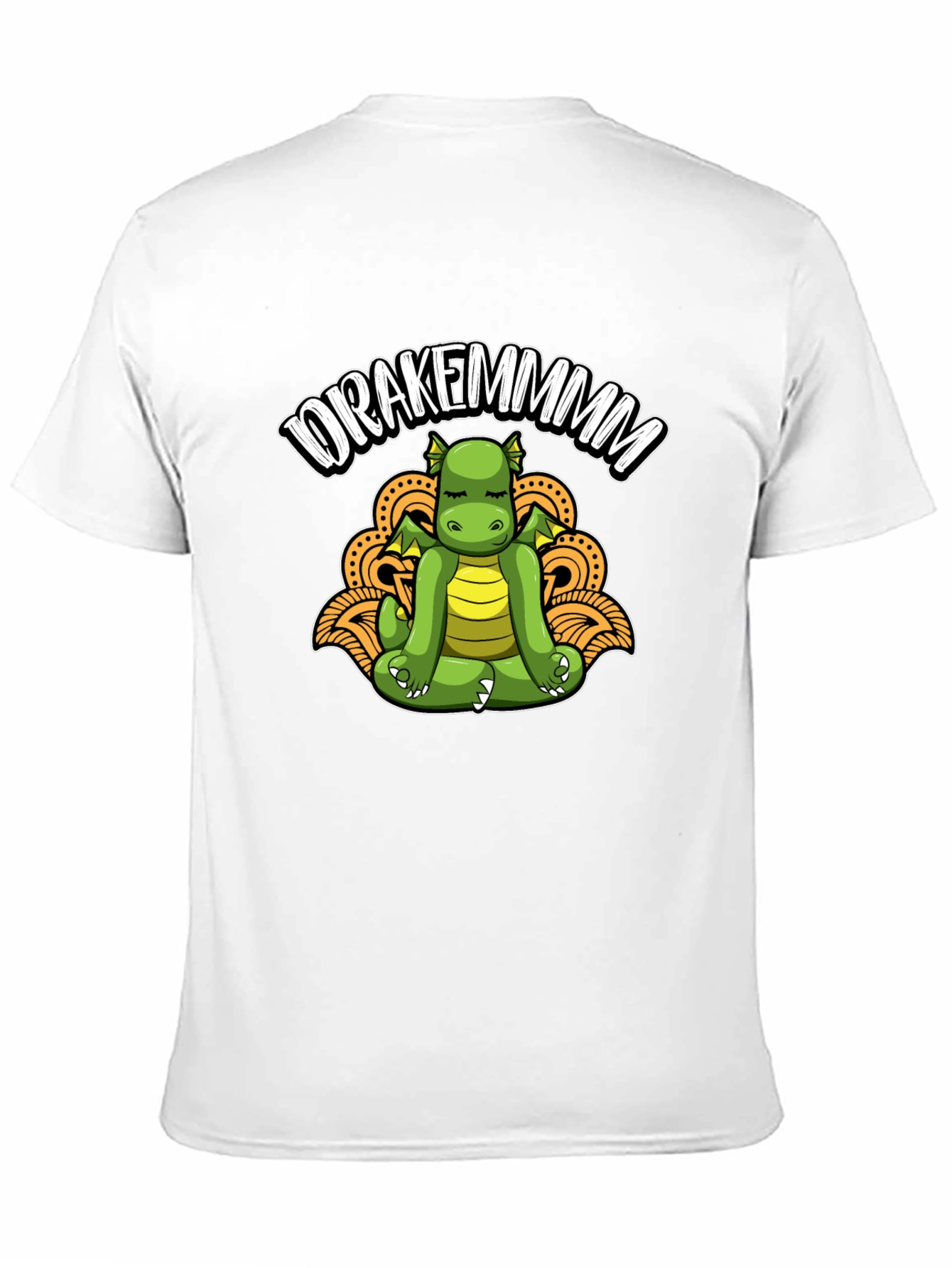 Drakemmmm Dragon Meditating T-Shirt