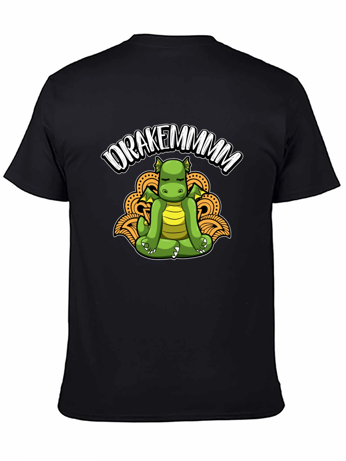 Drakemmmm Dragon Meditating T-Shirt