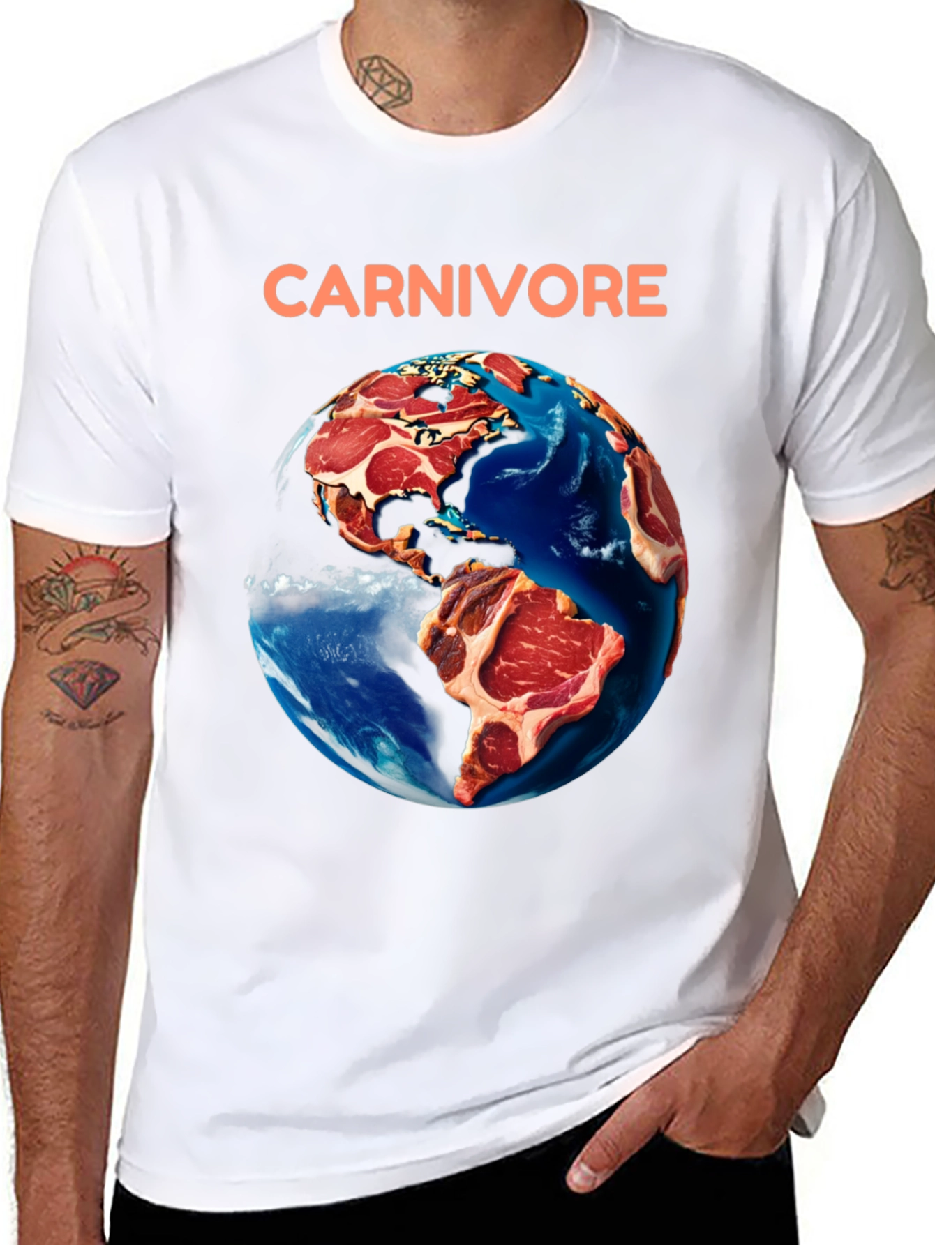 Carnivore Earth Graphic T-Shirt