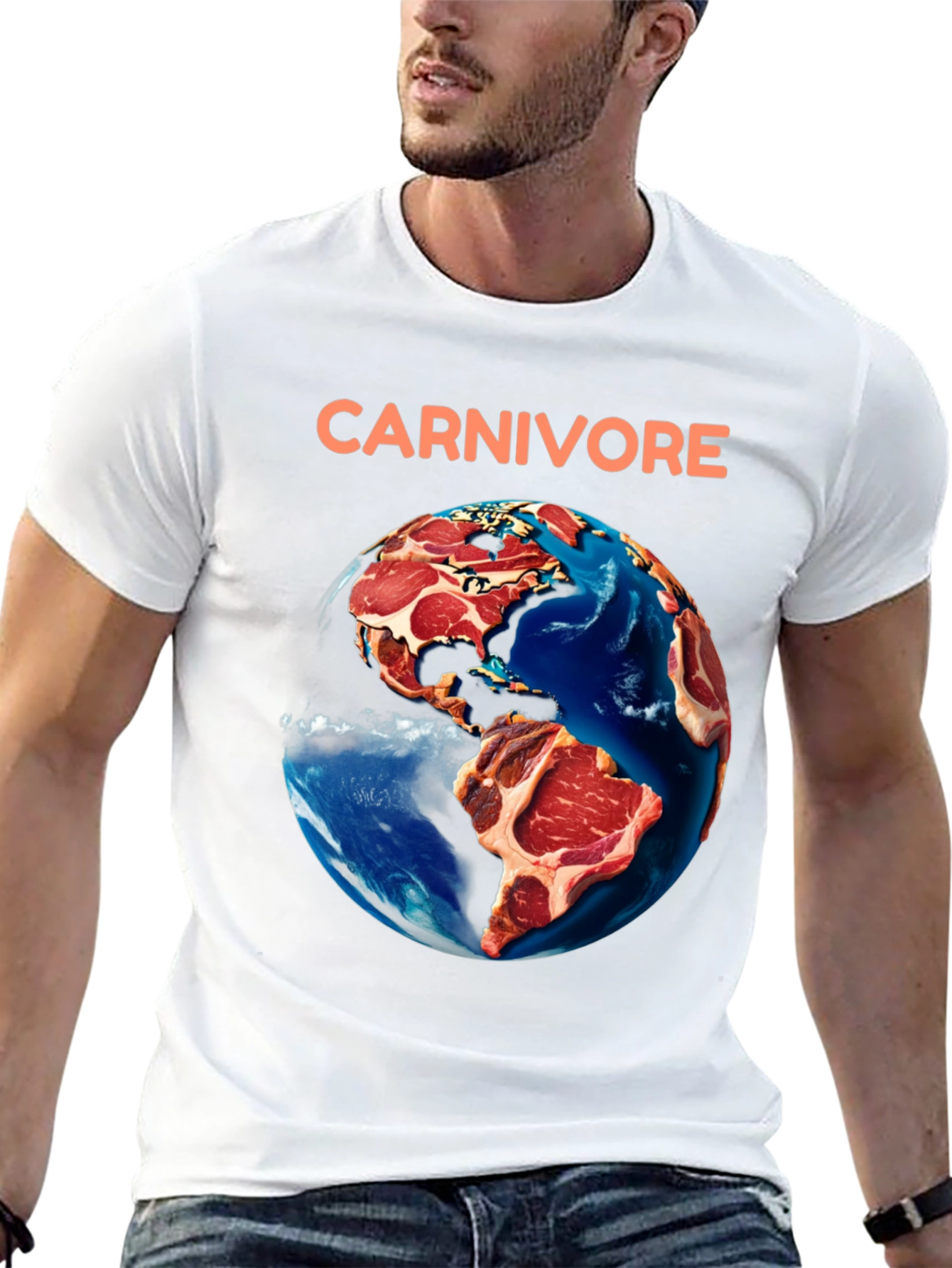 Carnivore Earth Graphic T-Shirt