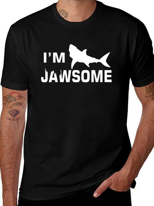 Jawsome Shark Graphic T-Shirt - Novelty Humor Tee