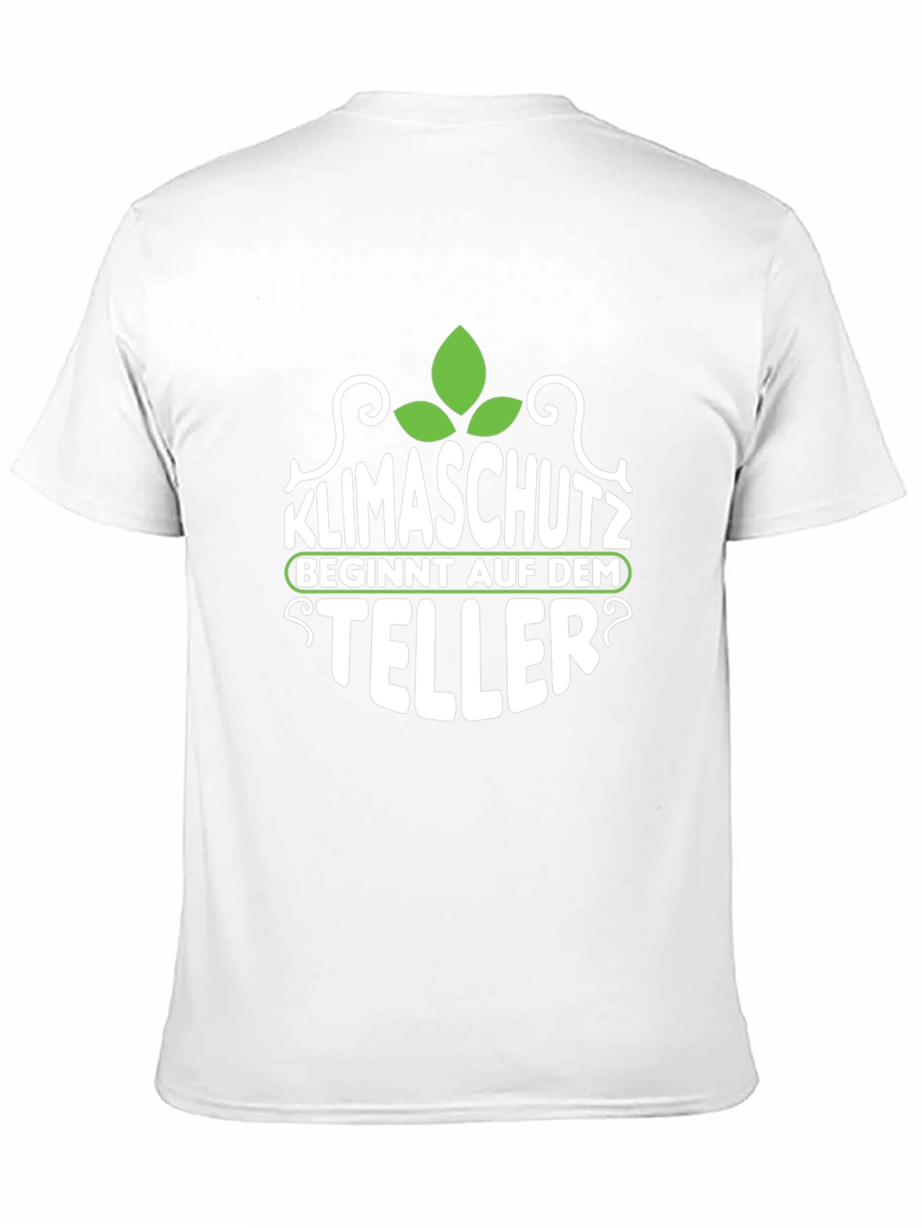 Klimaschutz Begins With What You Eat Black Tee