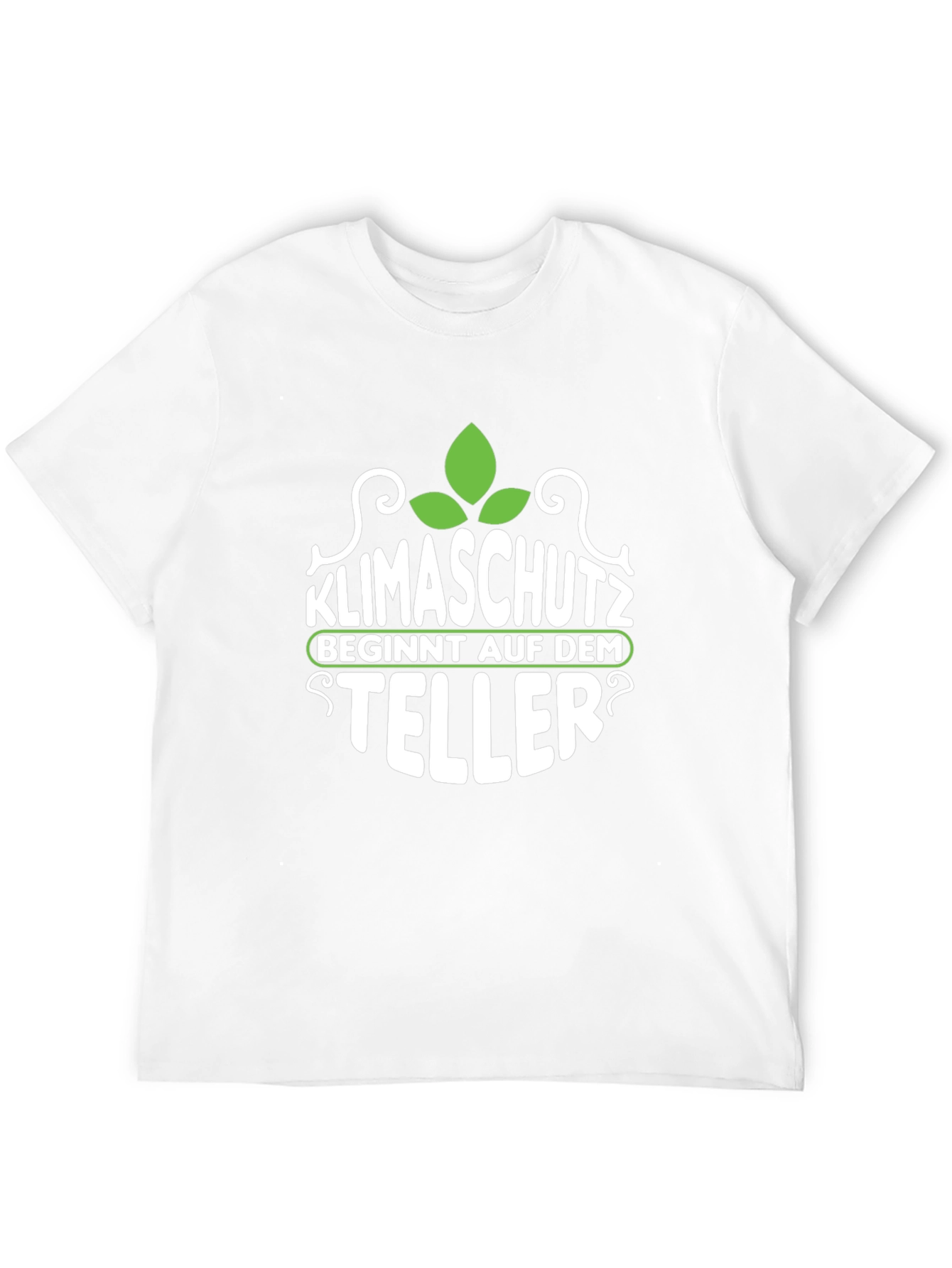Klimaschutz Begins With What You Eat Black Tee