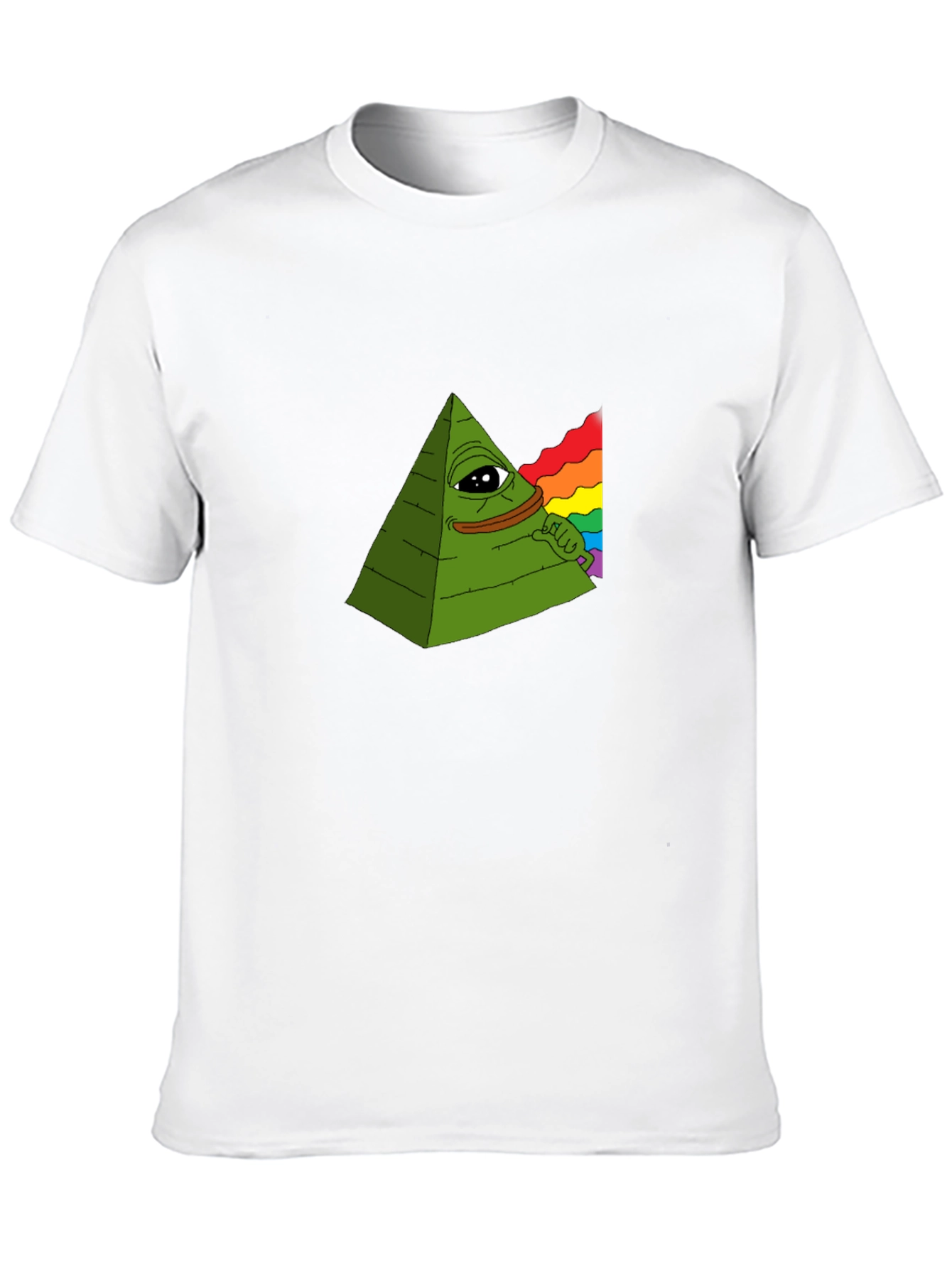 Illuminati Pepe T-Shirt - Rainbow Meme