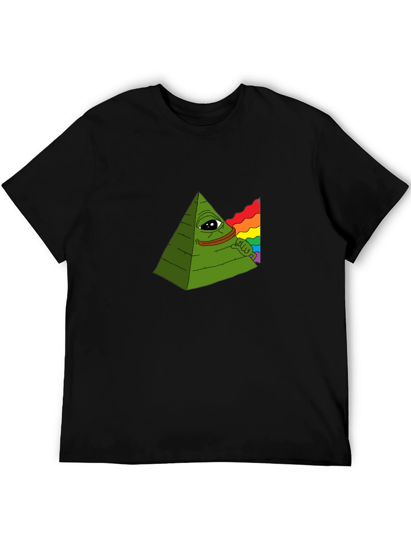 Illuminati Pepe T-Shirt - Rainbow Meme