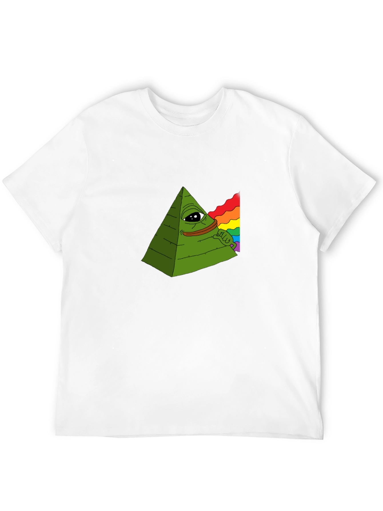 Illuminati Pepe T-Shirt - Rainbow Meme