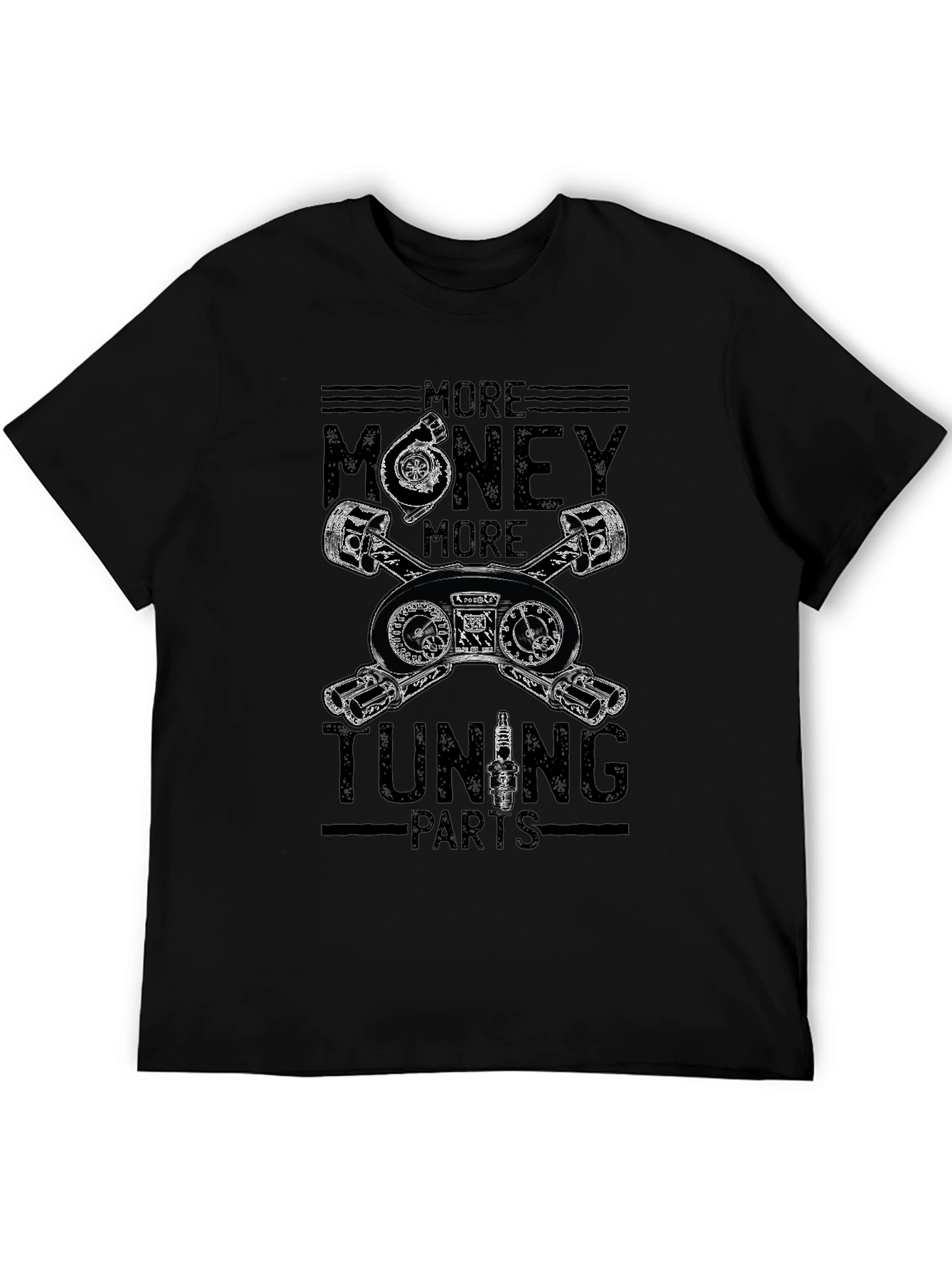 More Money More Tuning Parts Graphic Tee