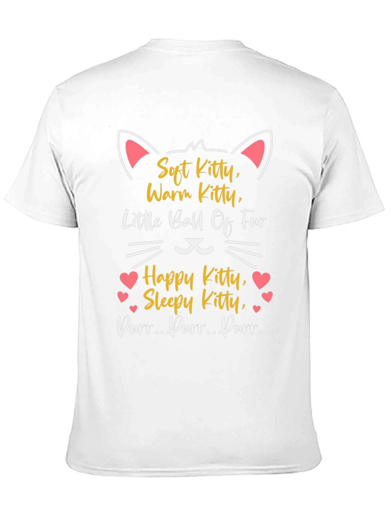 Soft Kitty T-Shirt - Warm Happy Sleepy Cat Tee