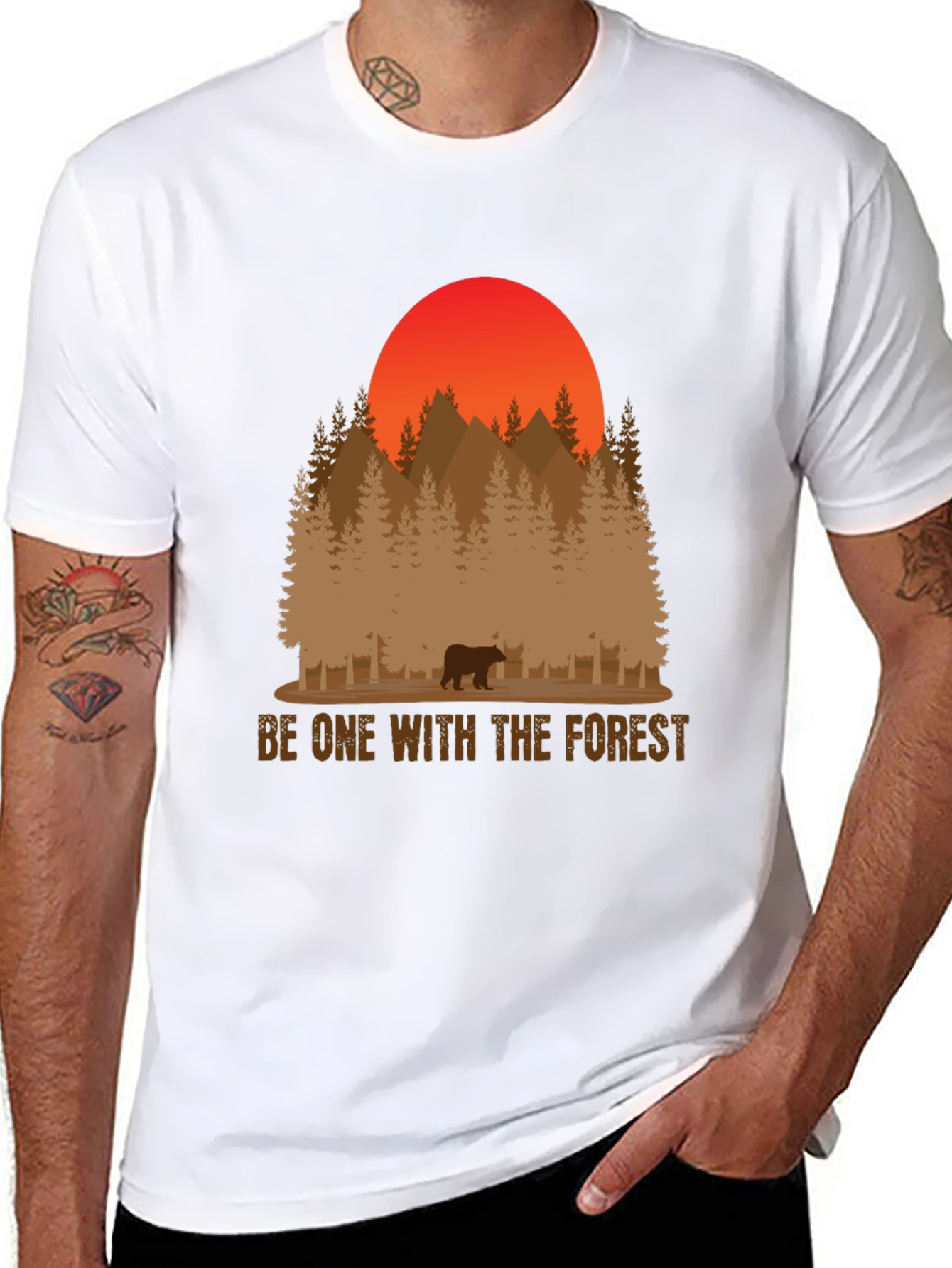 Be One With The Forest Graphic T-Shirt