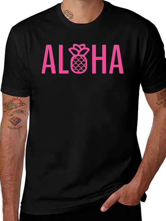Aloha Pineapple Graphic T-Shirt