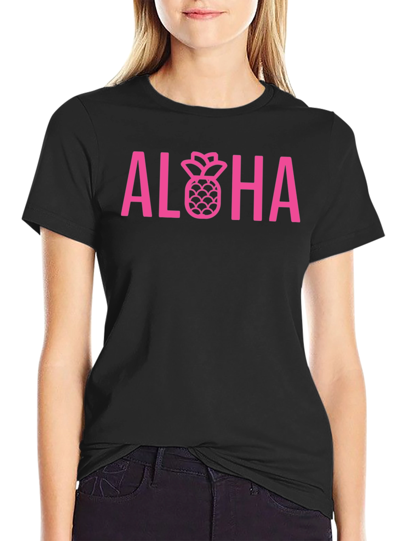 Aloha Pineapple Graphic T-Shirt