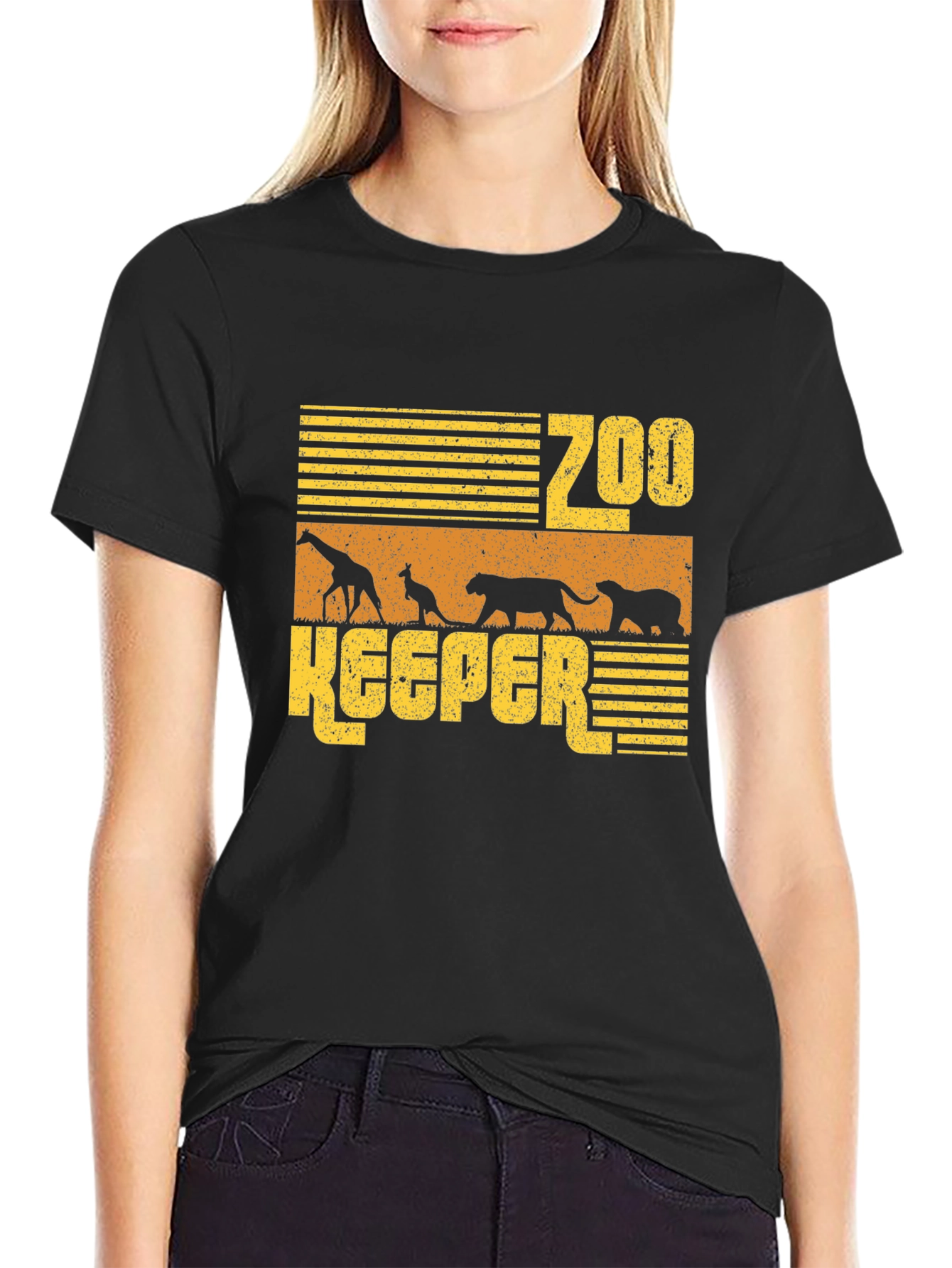 Zoo Keeper Animal Graphic T-Shirt