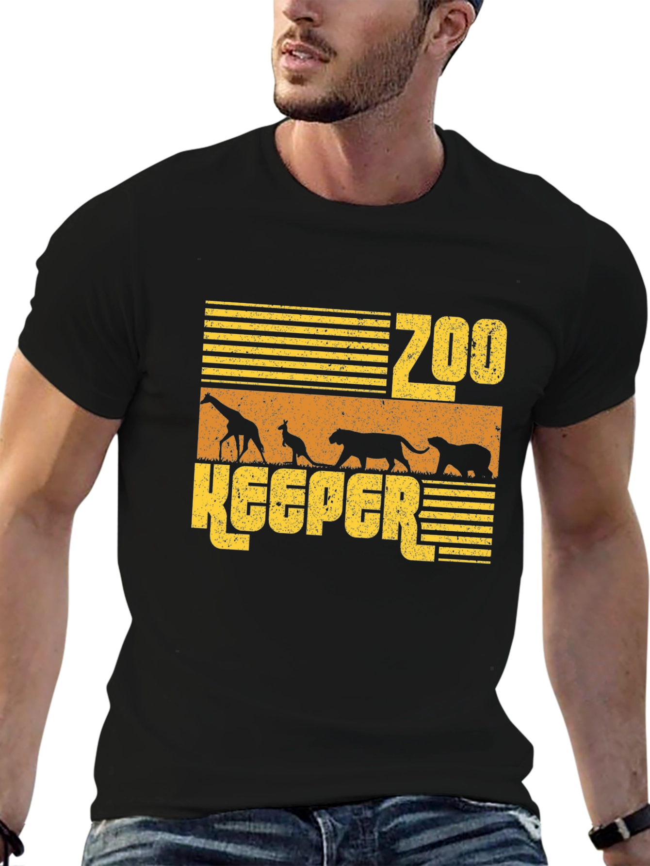 Zoo Keeper Animal Graphic T-Shirt