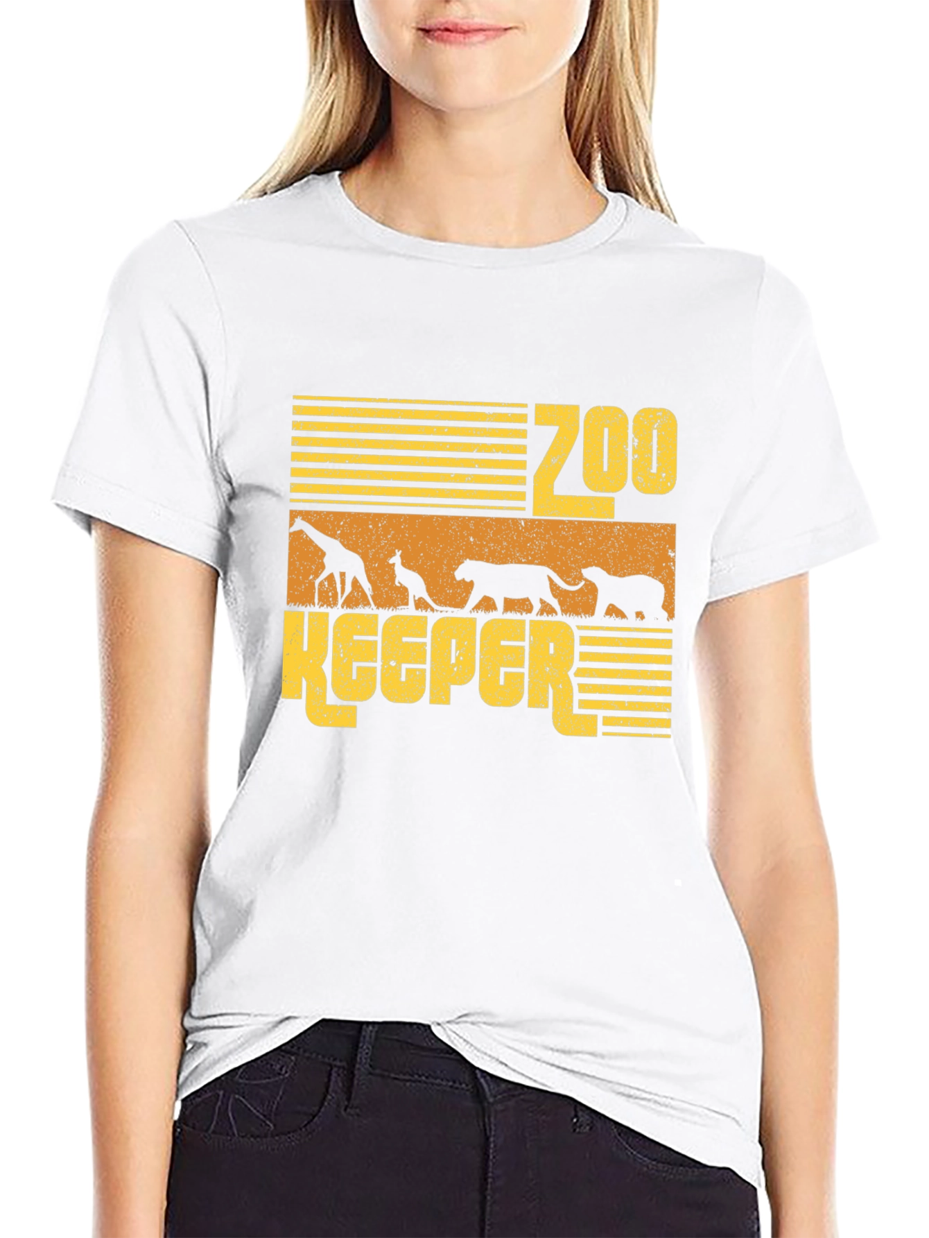 Zoo Keeper Animal Graphic T-Shirt