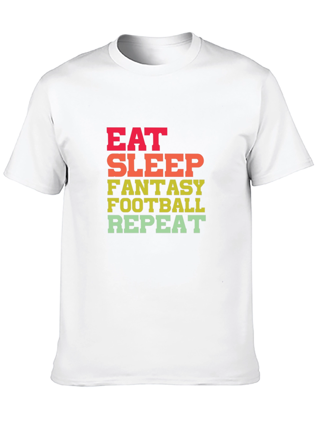 Eat Sleep Fantasy Football Repeat T-Shirt