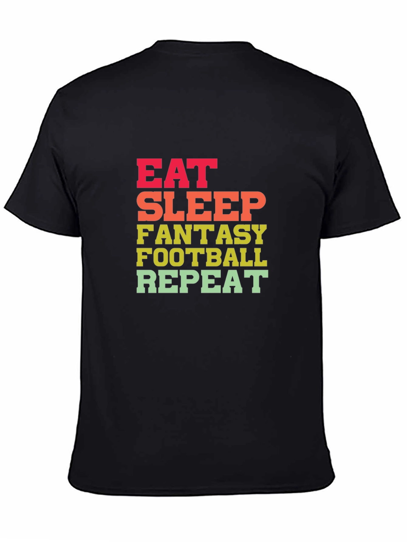 Eat Sleep Fantasy Football Repeat T-Shirt