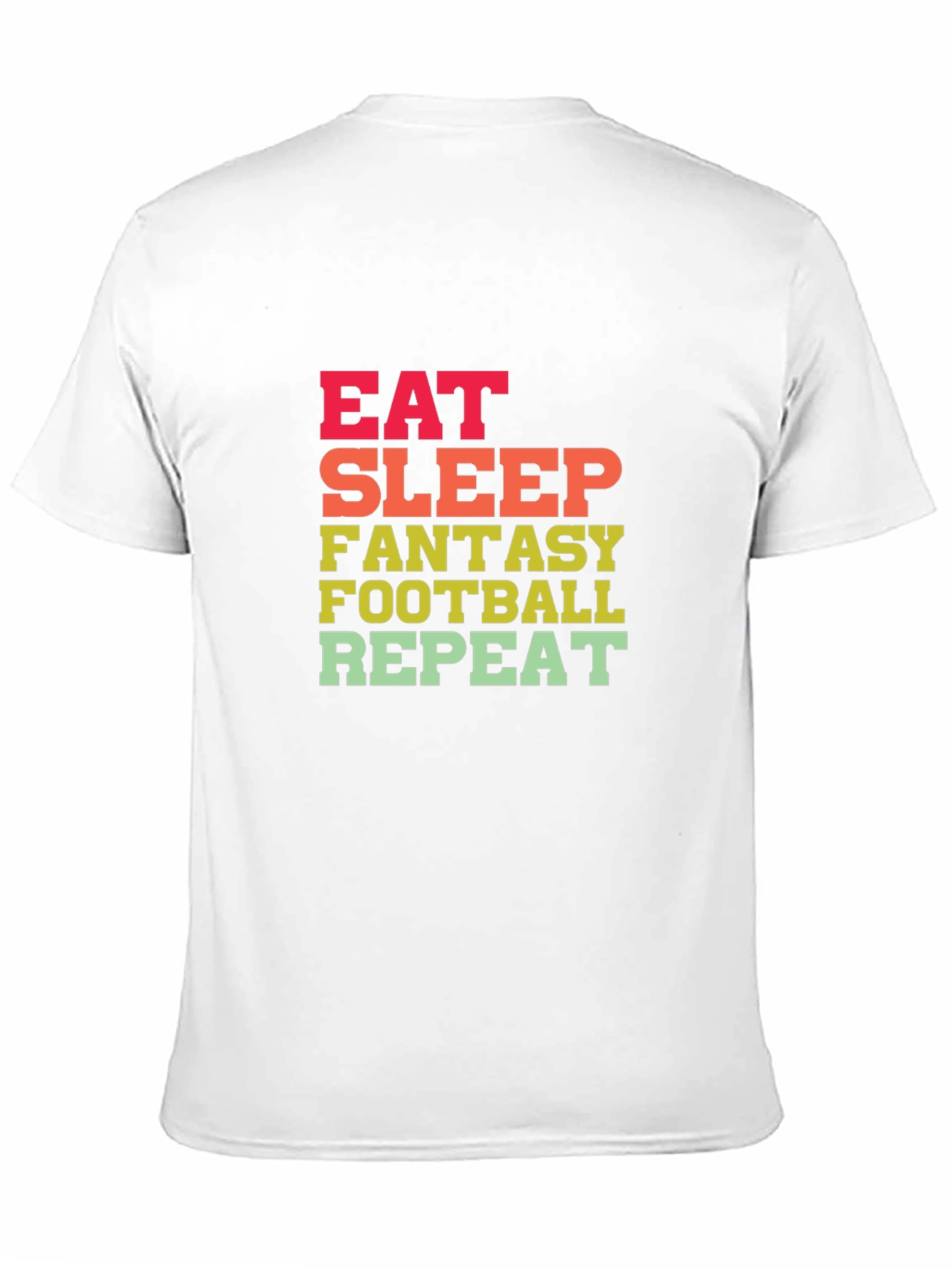 Eat Sleep Fantasy Football Repeat T-Shirt