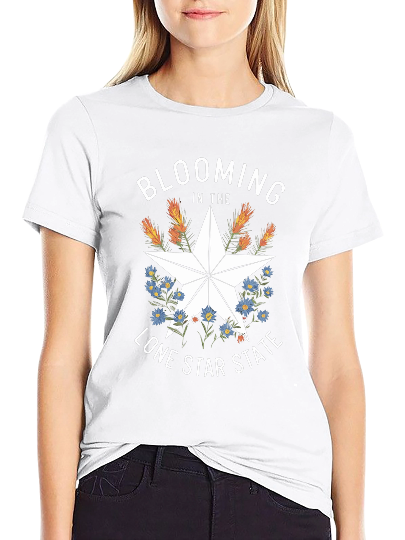 Blooming Lone Star State Tee