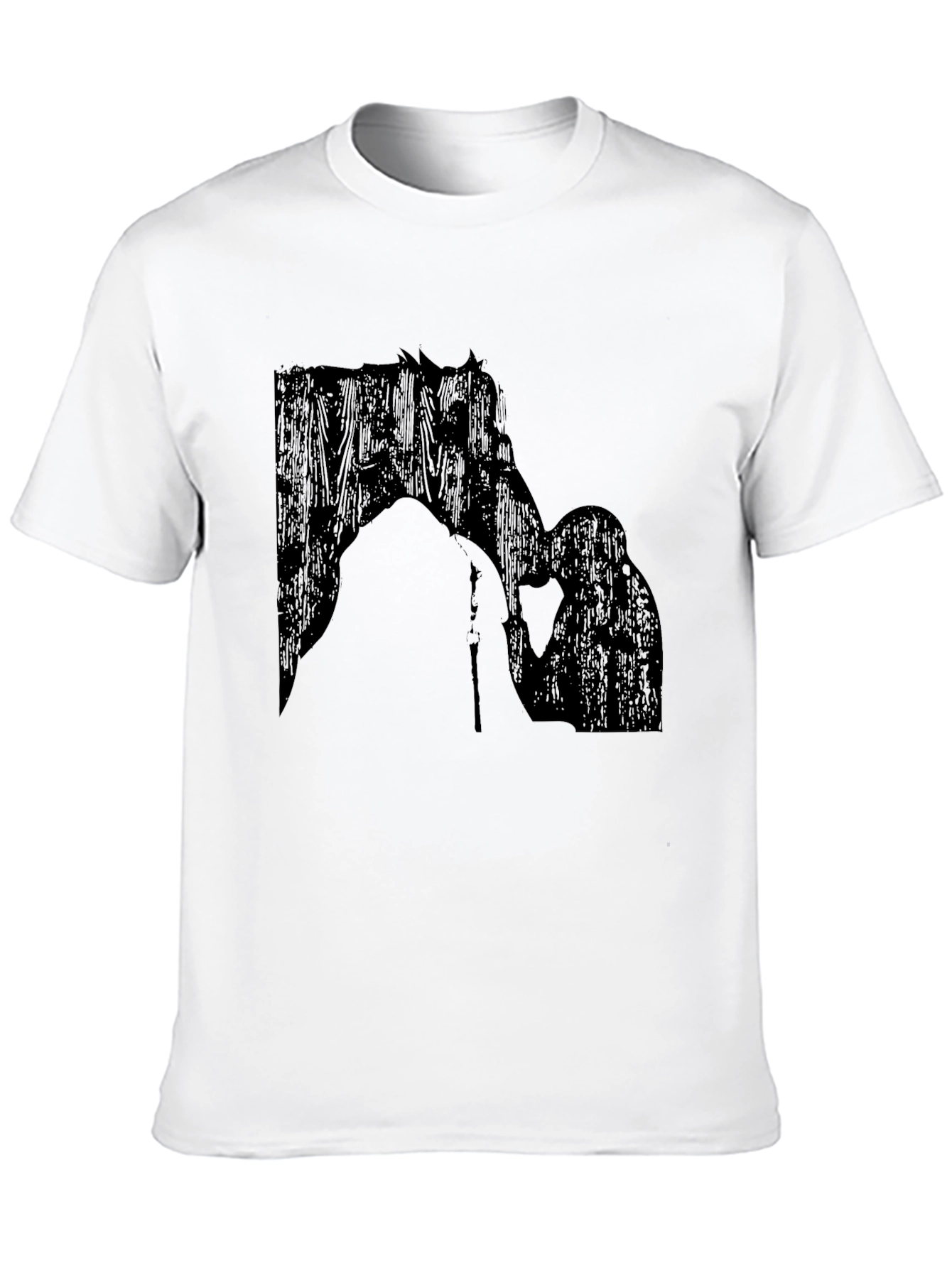 Horse & Rider Silhouette Black T-Shirt