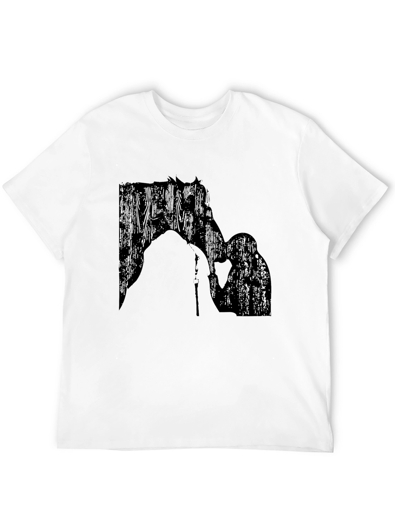 Horse & Rider Silhouette Black T-Shirt