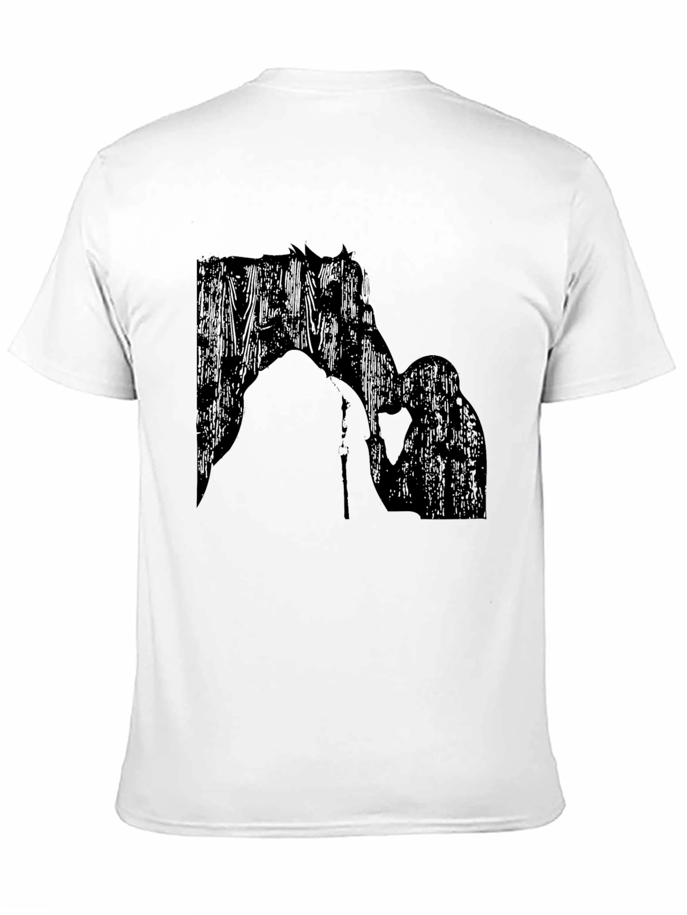 Horse & Rider Silhouette Black T-Shirt