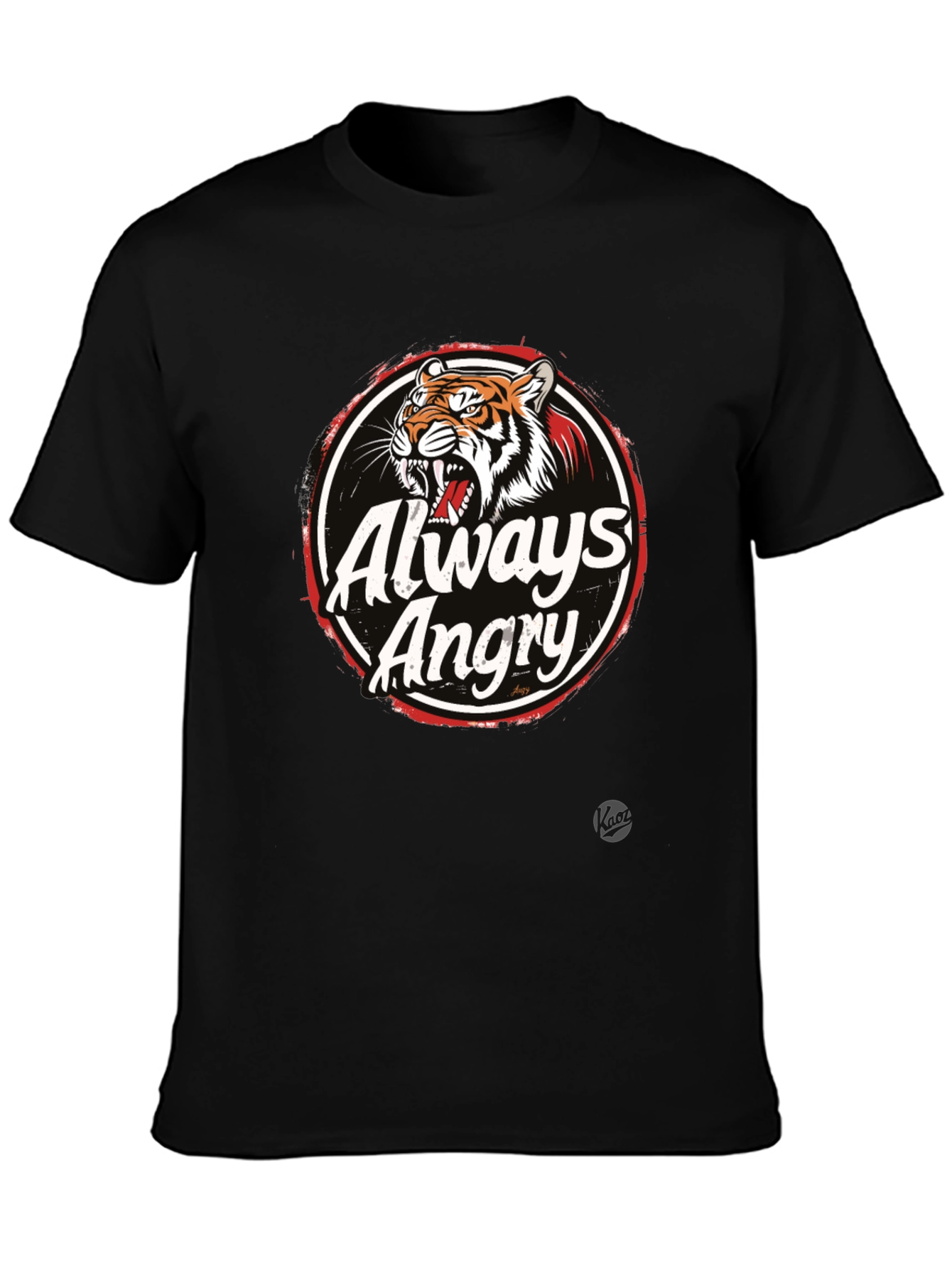 Always Angry Graphic T-Shirt - Mens Black Tee