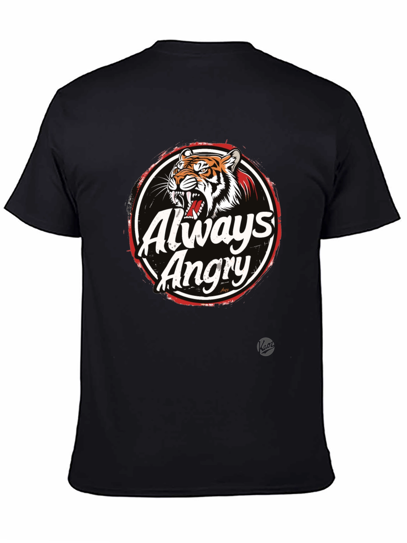 Always Angry Graphic T-Shirt - Mens Black Tee