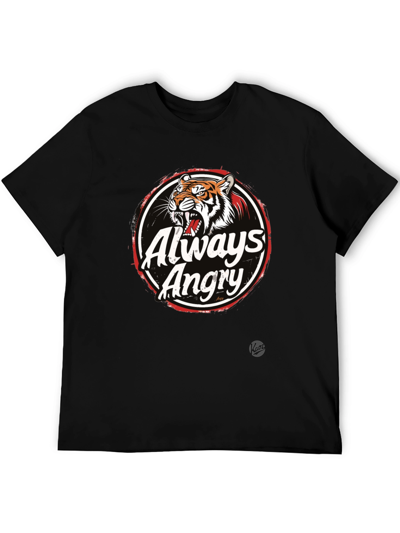Always Angry Graphic T-Shirt - Mens Black Tee