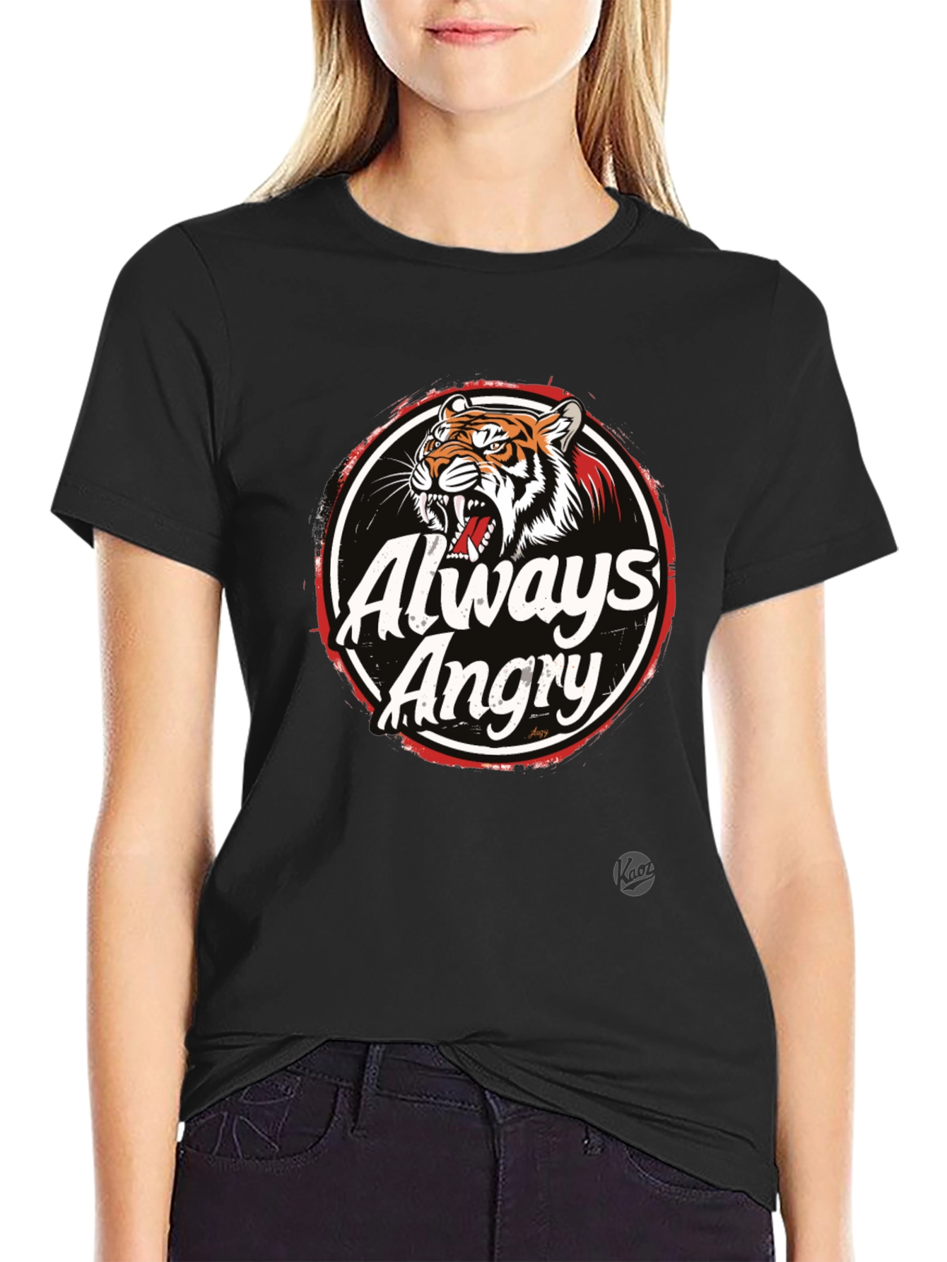 Always Angry Graphic T-Shirt - Mens Black Tee