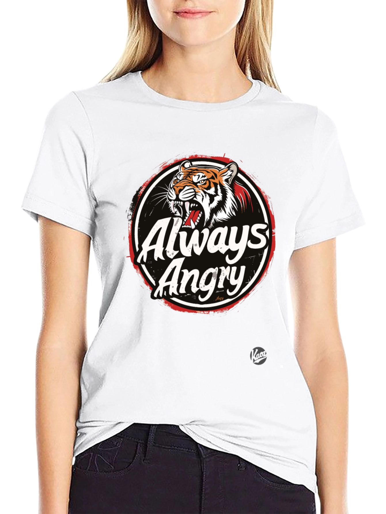 Always Angry Graphic T-Shirt - Mens Black Tee