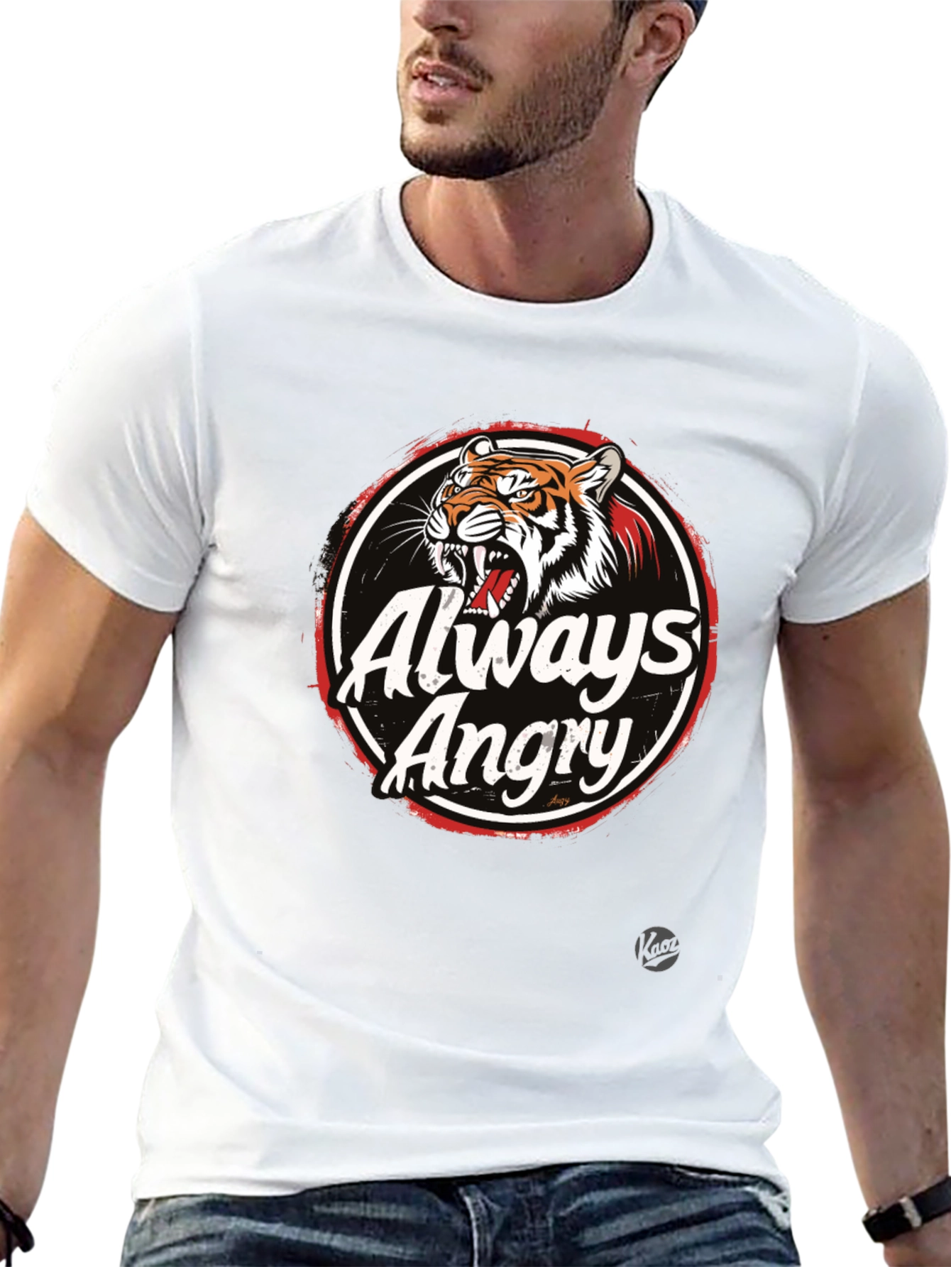 Always Angry Graphic T-Shirt - Mens Black Tee