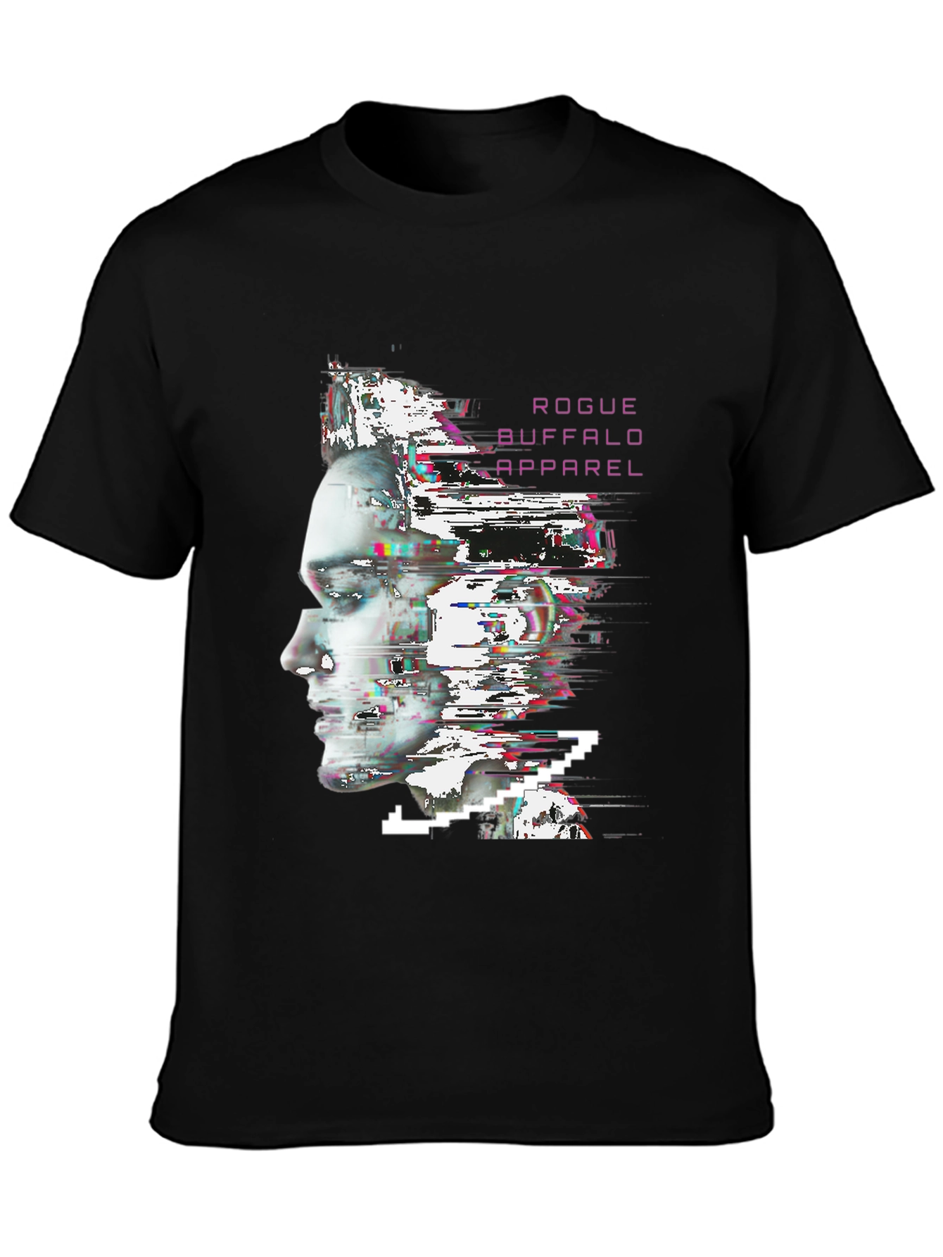 Rogue Buffalo Apparel Glitch Portrait T-Shirt