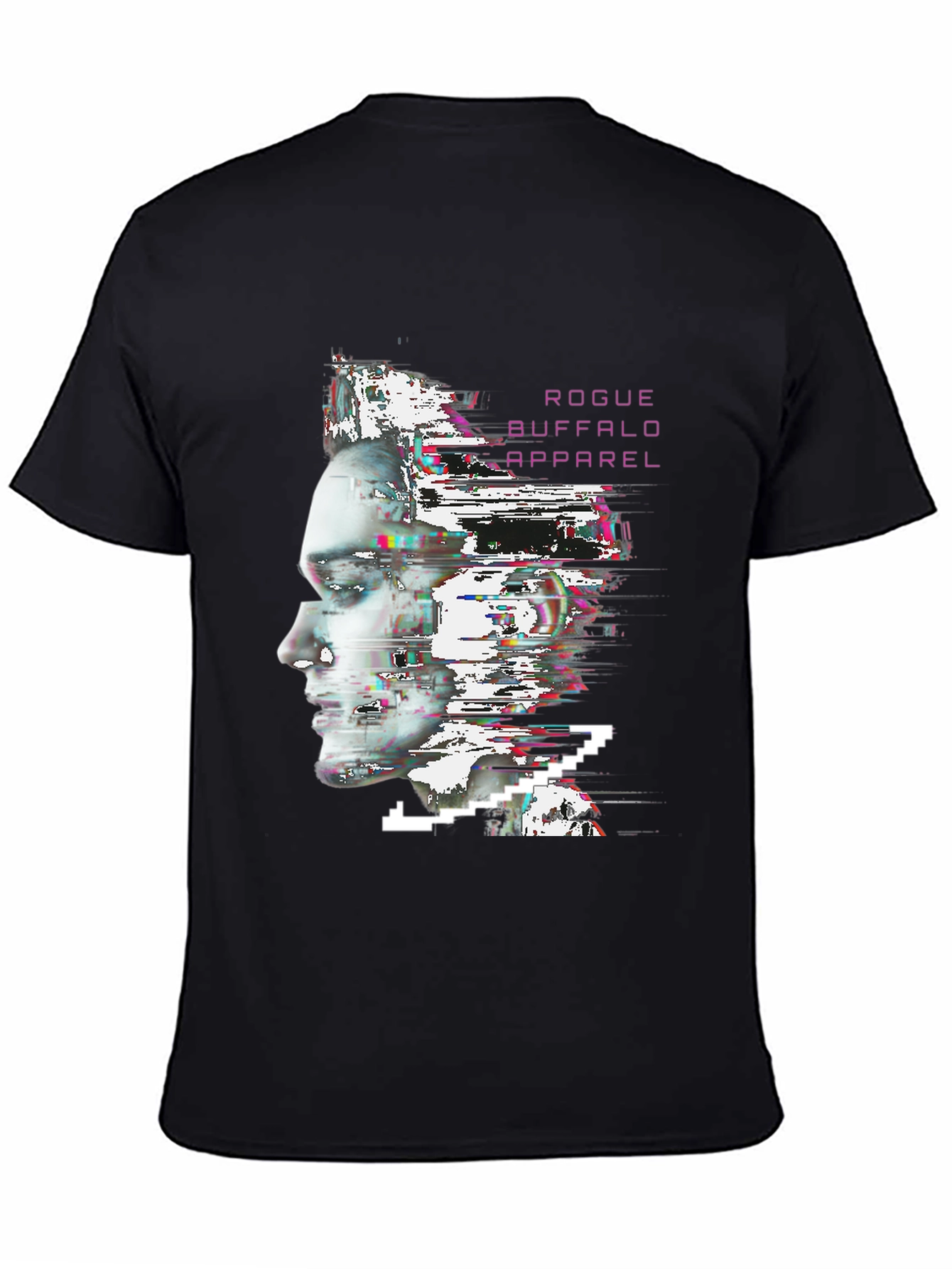 Rogue Buffalo Apparel Glitch Portrait T-Shirt