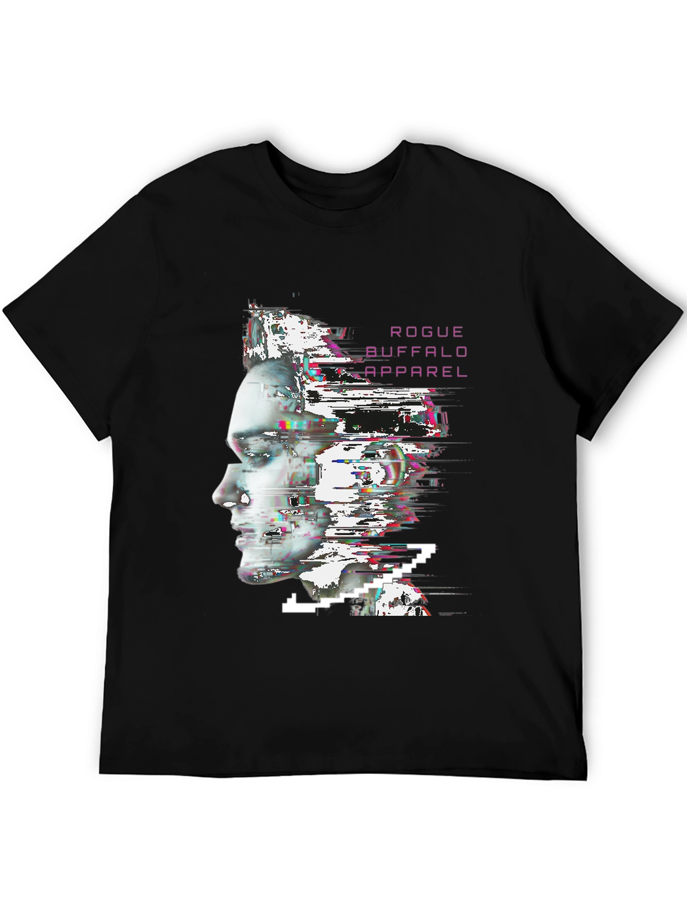 Rogue Buffalo Apparel Glitch Portrait T-Shirt