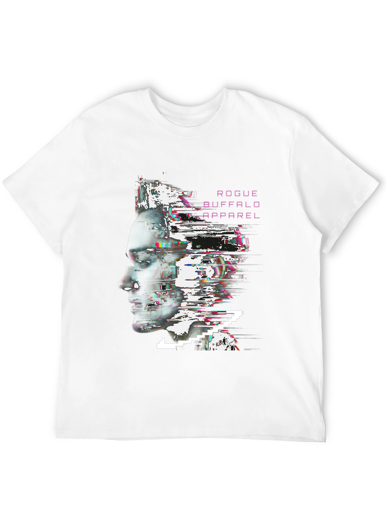 Rogue Buffalo Apparel Glitch Portrait T-Shirt