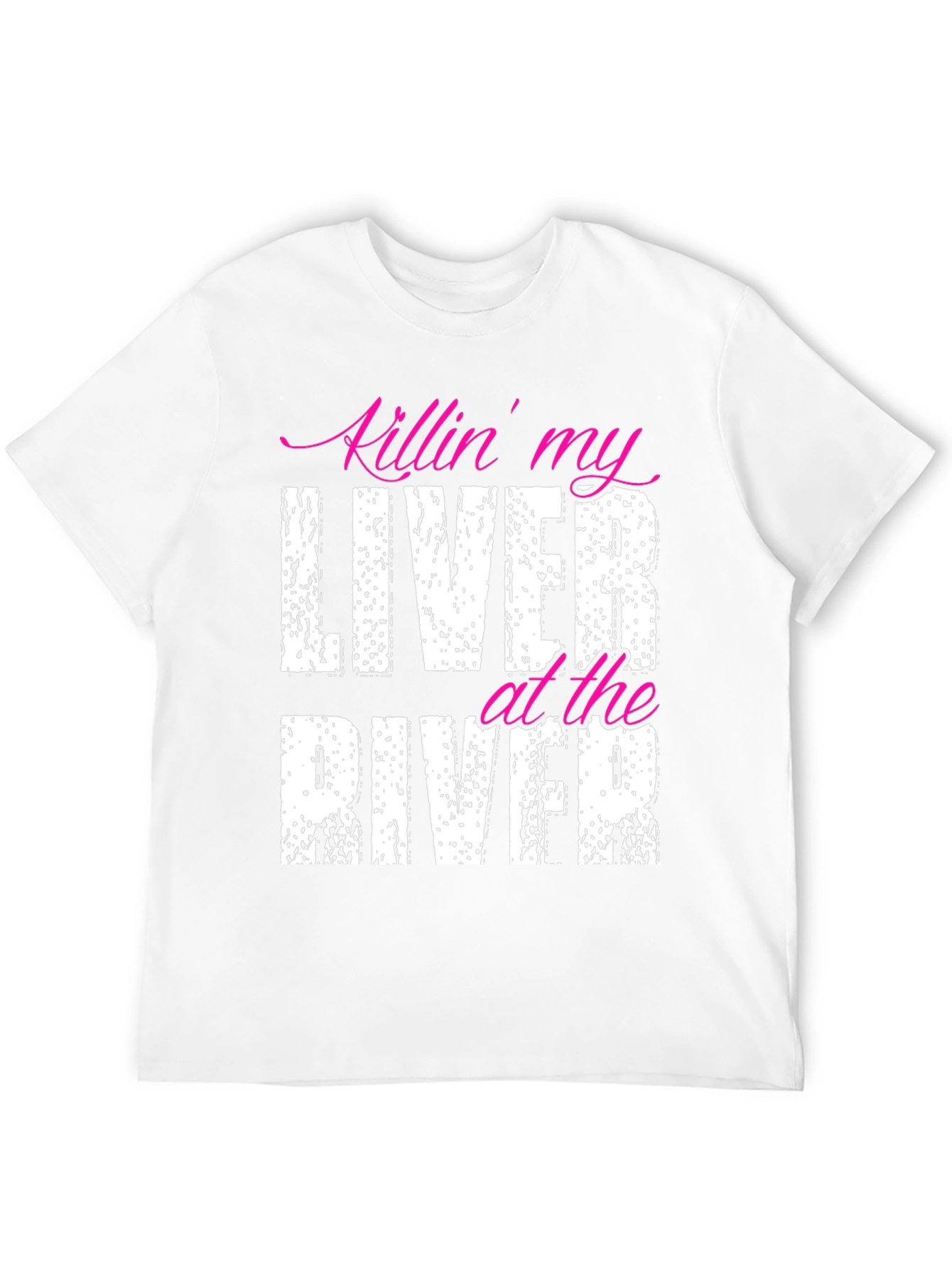 Killin My Liver at the River Black T-Shirt