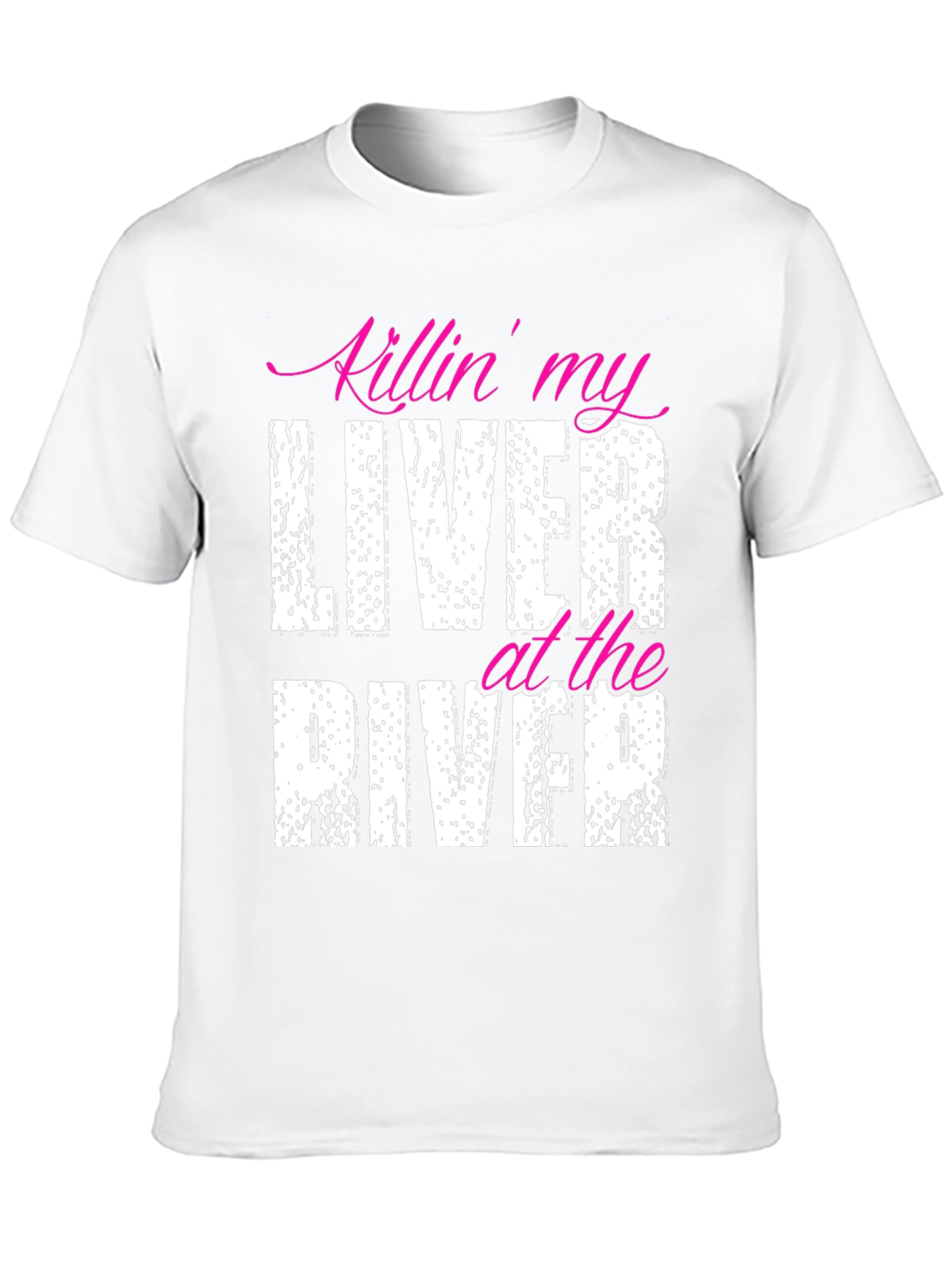 Killin My Liver at the River Black T-Shirt