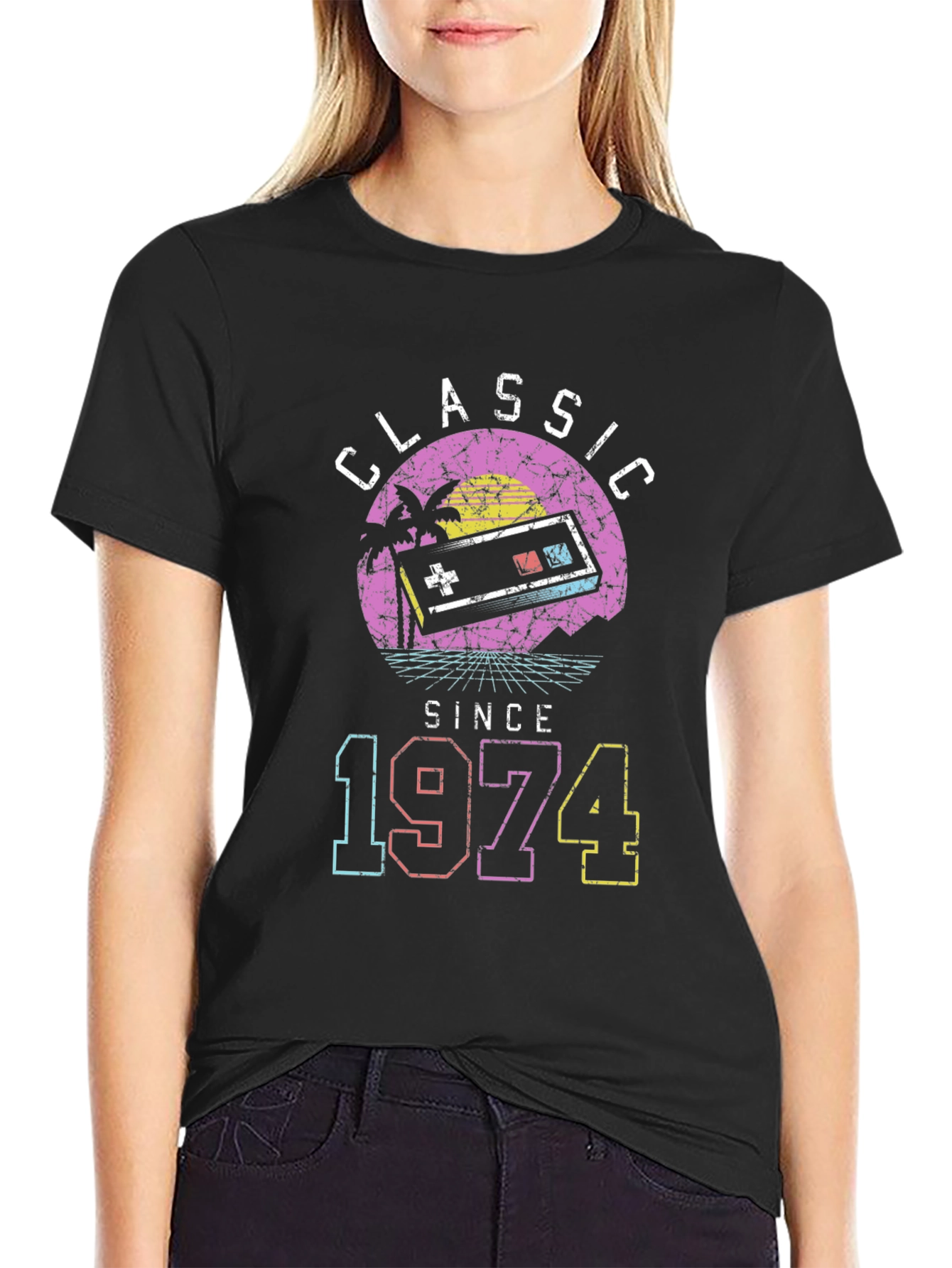 Classic Since 1974 Retro Gamer T-Shirt