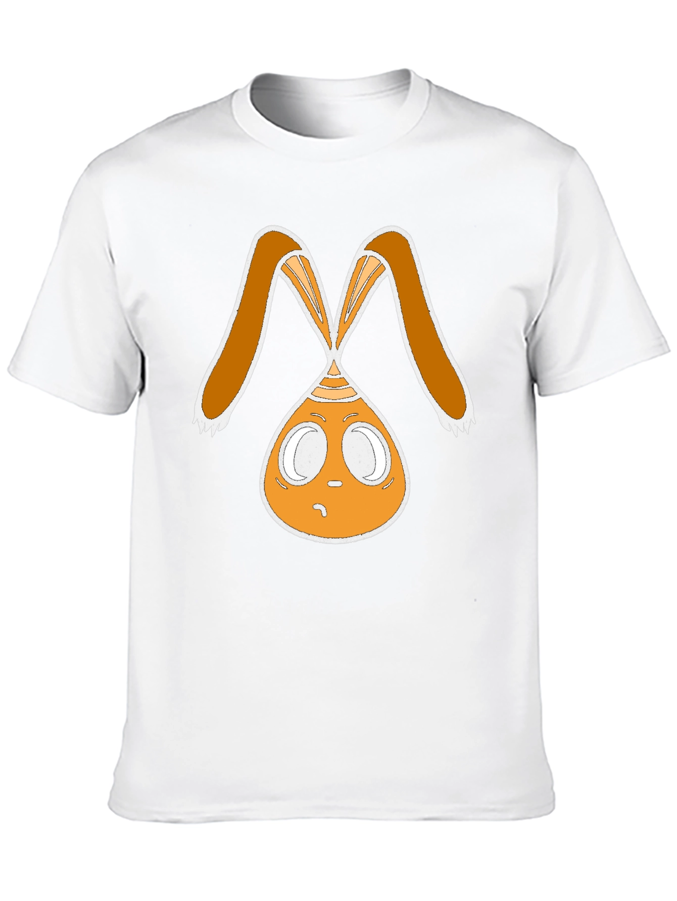 Funky Bunny Graphic Tee - Black Cotton Casual Shirt