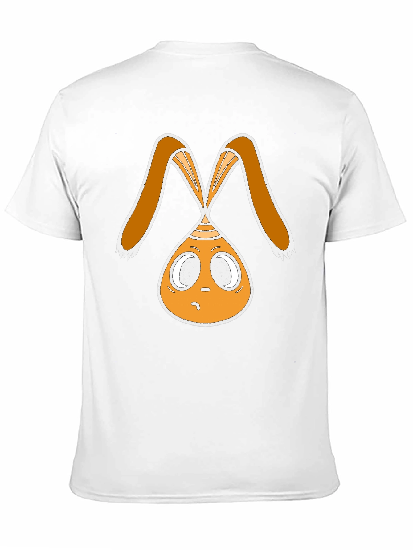 Funky Bunny Graphic Tee - Black Cotton Casual Shirt