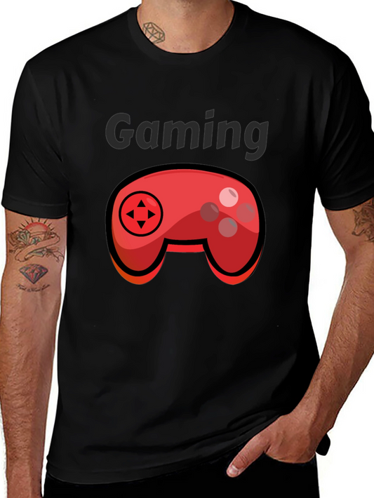 Gaming T-Shirt - Cartoon Controller Graphic