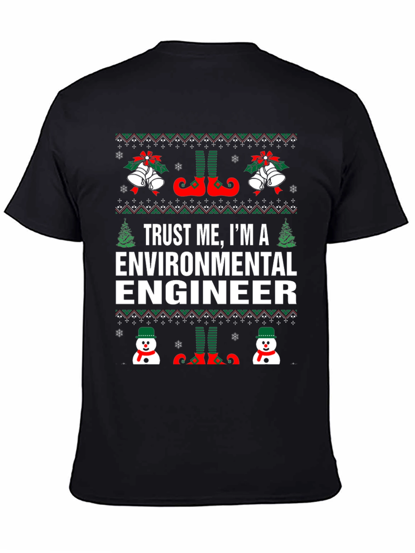 Funny Christmas Environmental Engineer T-Shirt
