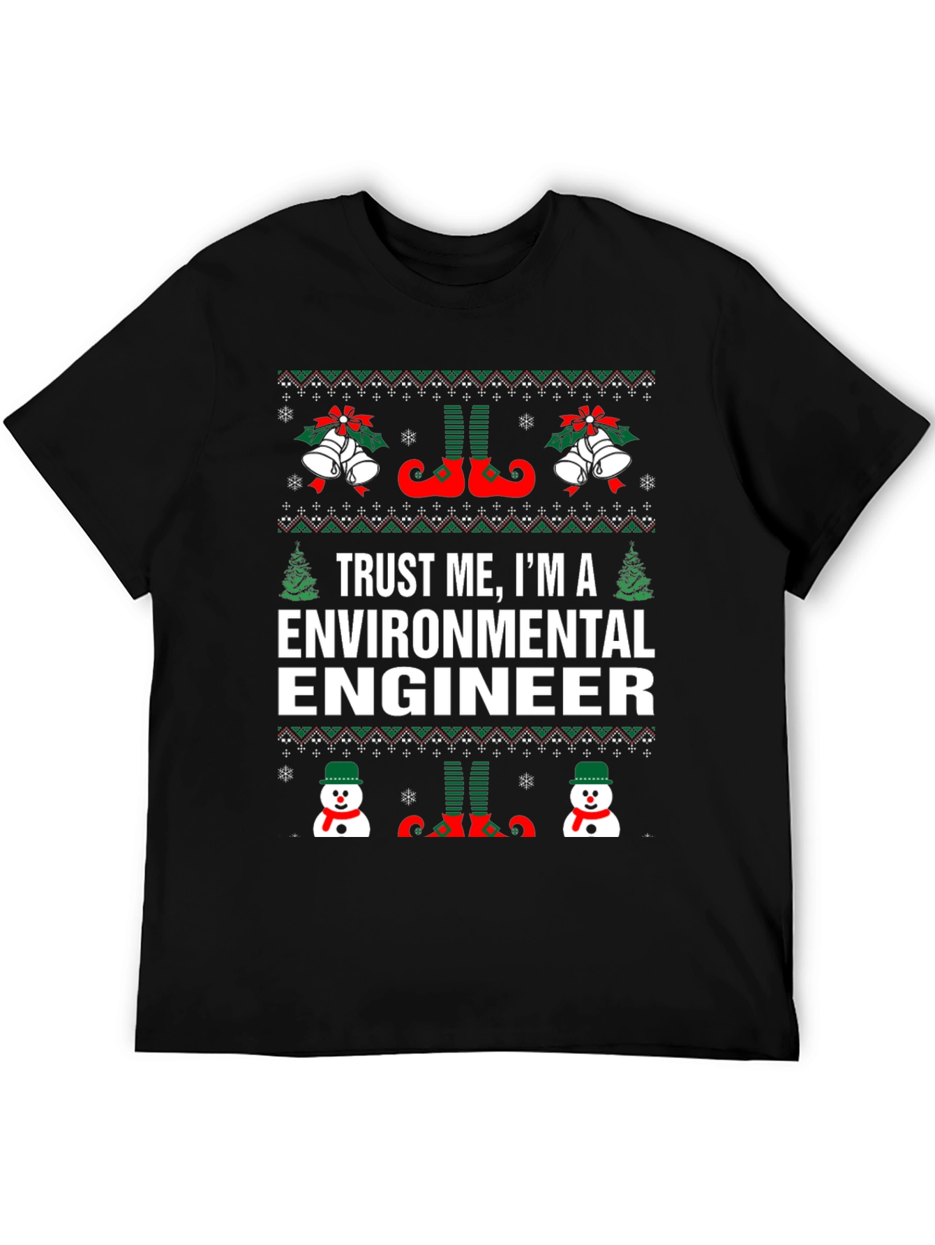 Funny Christmas Environmental Engineer T-Shirt