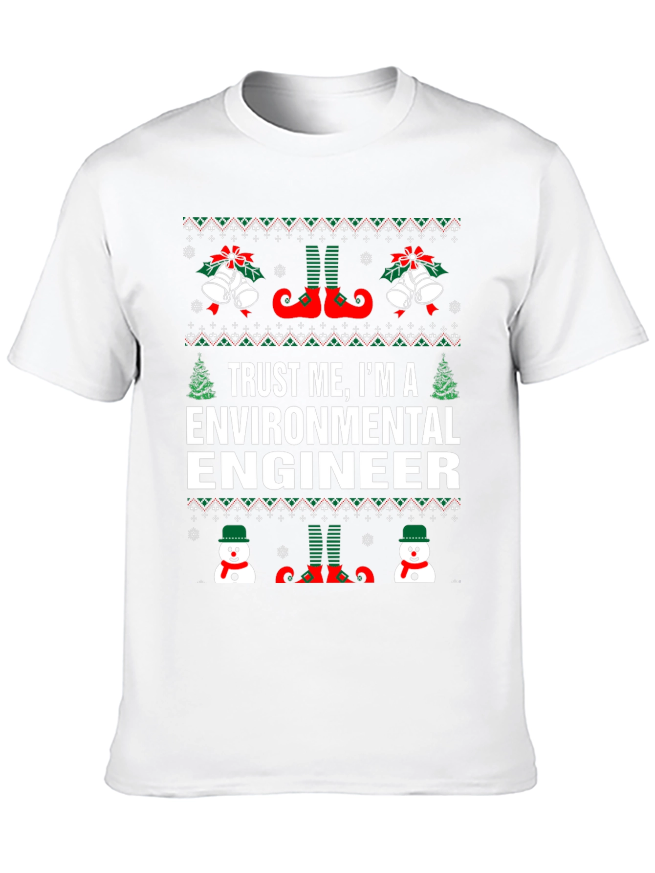 Funny Christmas Environmental Engineer T-Shirt