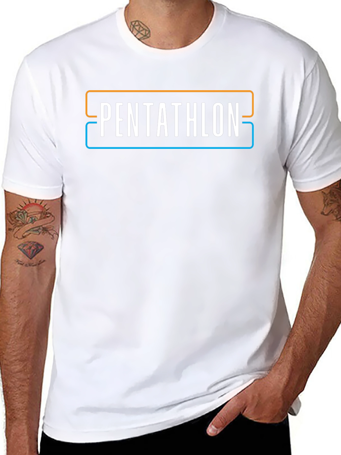 Pentathlon Graphic Tee - Classic Style