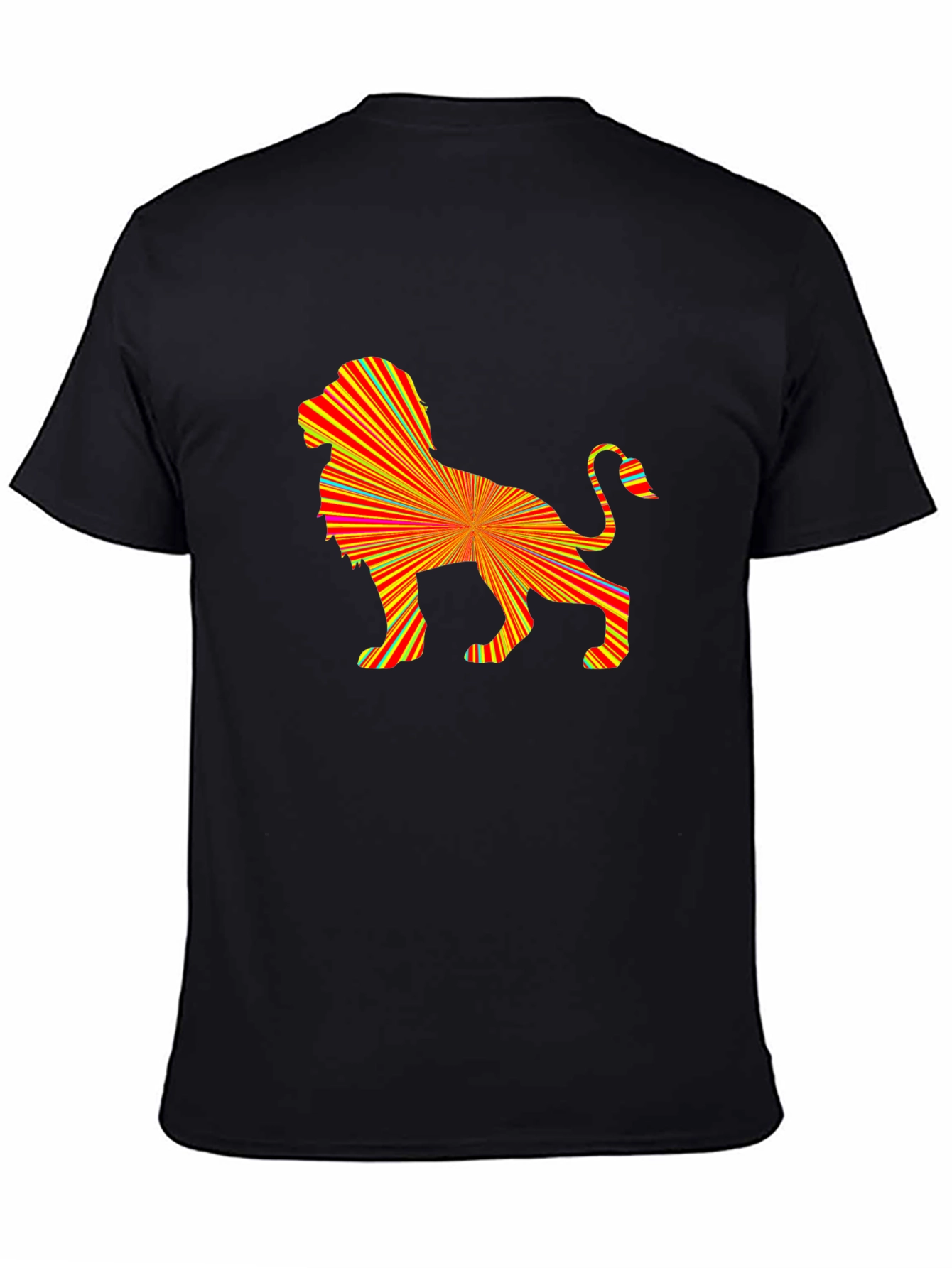 Abstract Lion Graphic Tee - Bold & Stylish