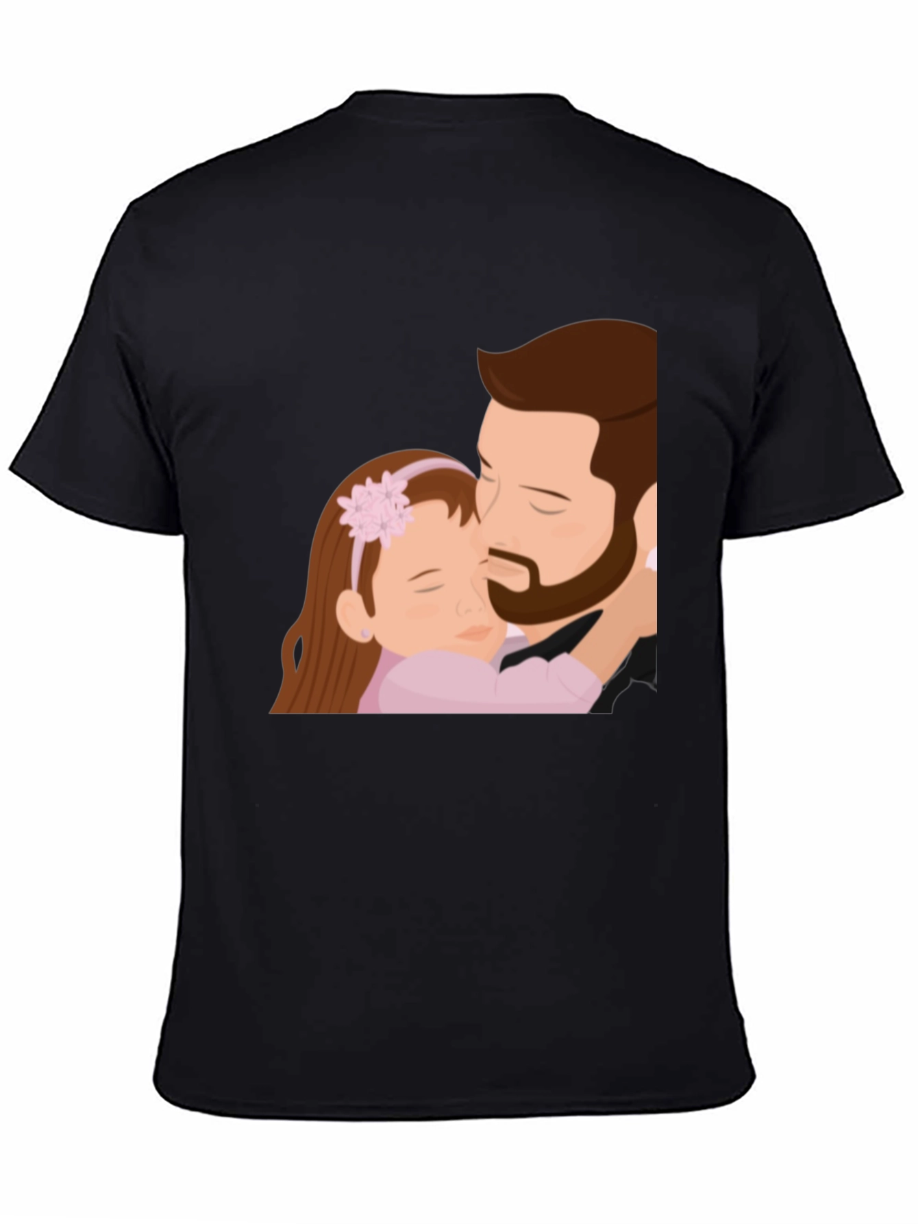 Father & Daughter Graphic Tee - Black