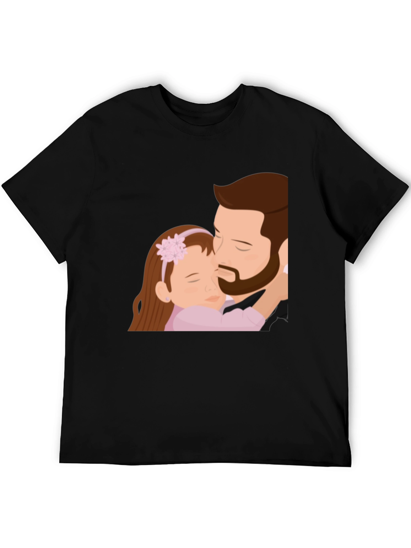 Father & Daughter Graphic Tee - Black