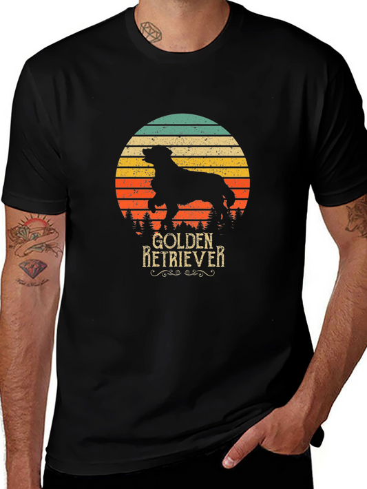 Golden Retriever Retro T-Shirt